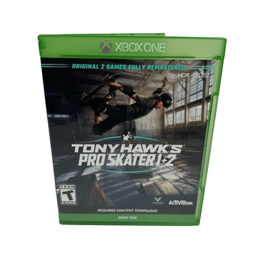 Tony Hawk’s Pro Skater 1 + 2 XBox One Series X 2021 Video Game Remastered
