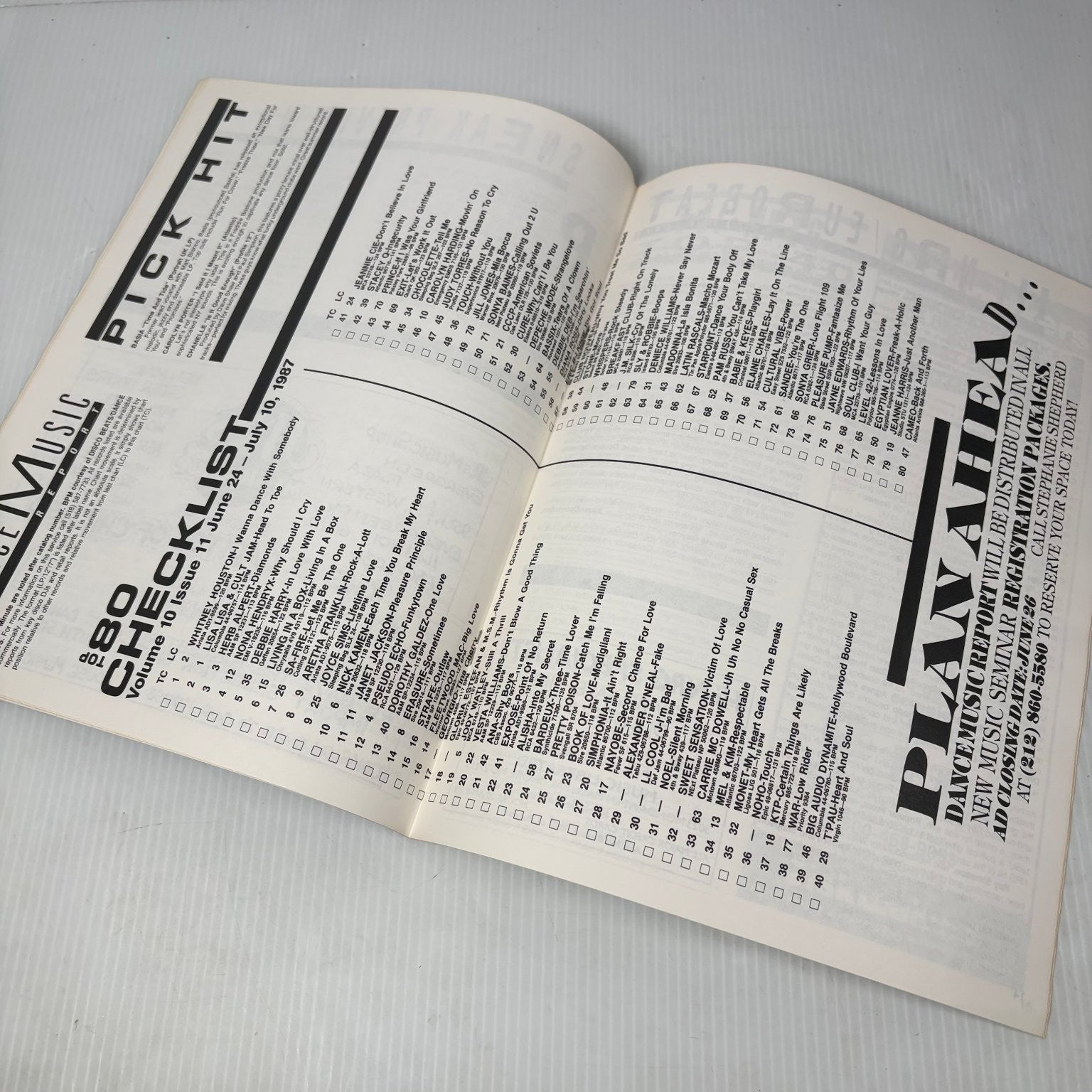 Dance Music Report Magazine June 1987 Nona Hendrix Music History