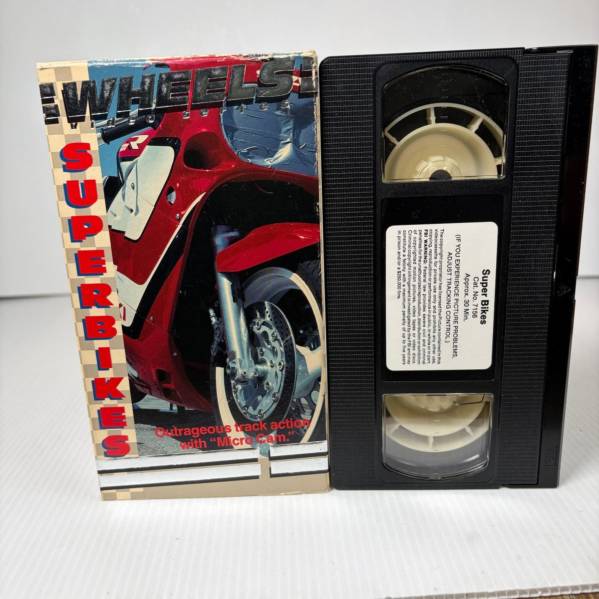 Superbikes VHS 1989 Wheels Video Series Motorcycle Racing Premier Series