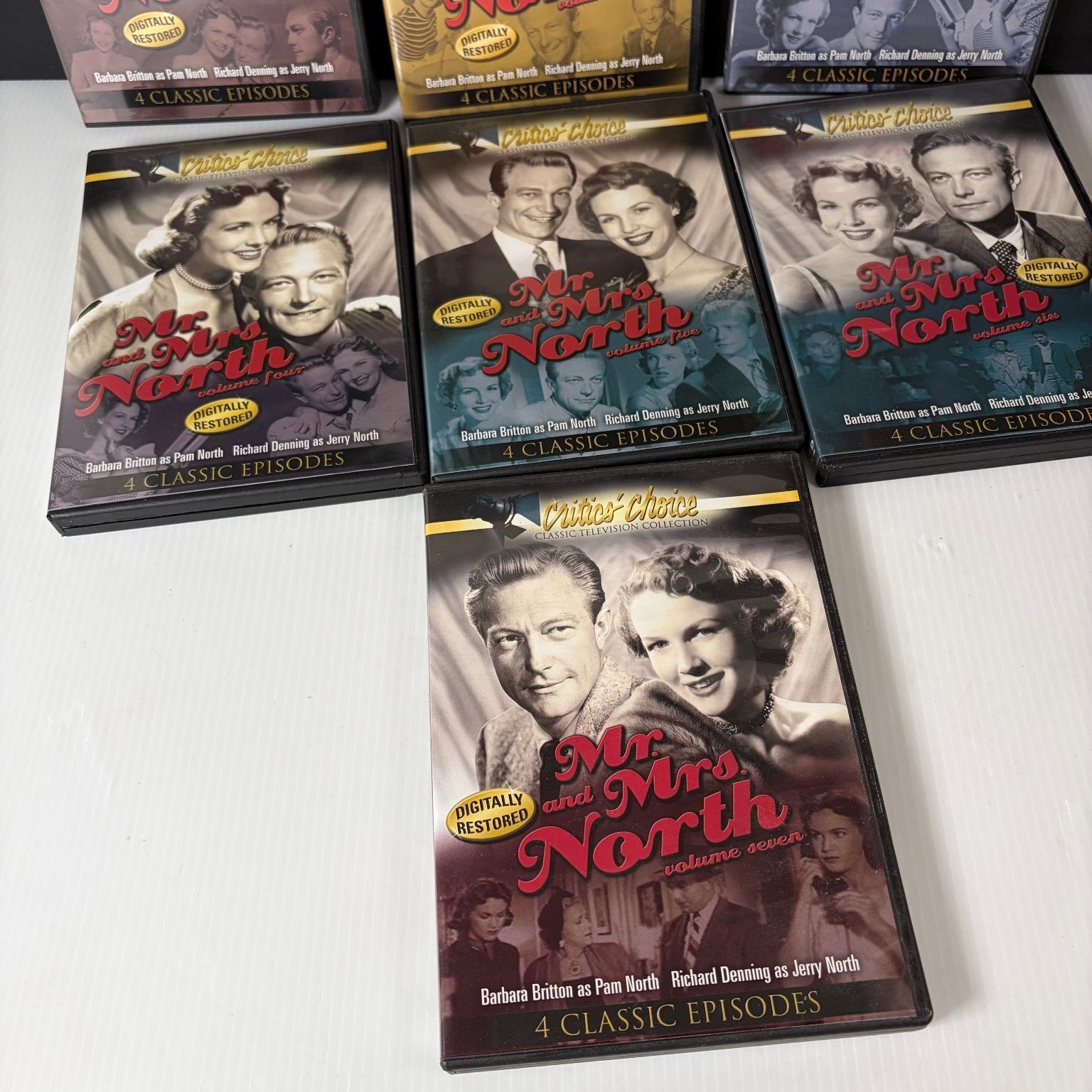 Mr. and Mrs. North DVD 2004 Digitally Restored Volumes 1-7 Barbara Britton