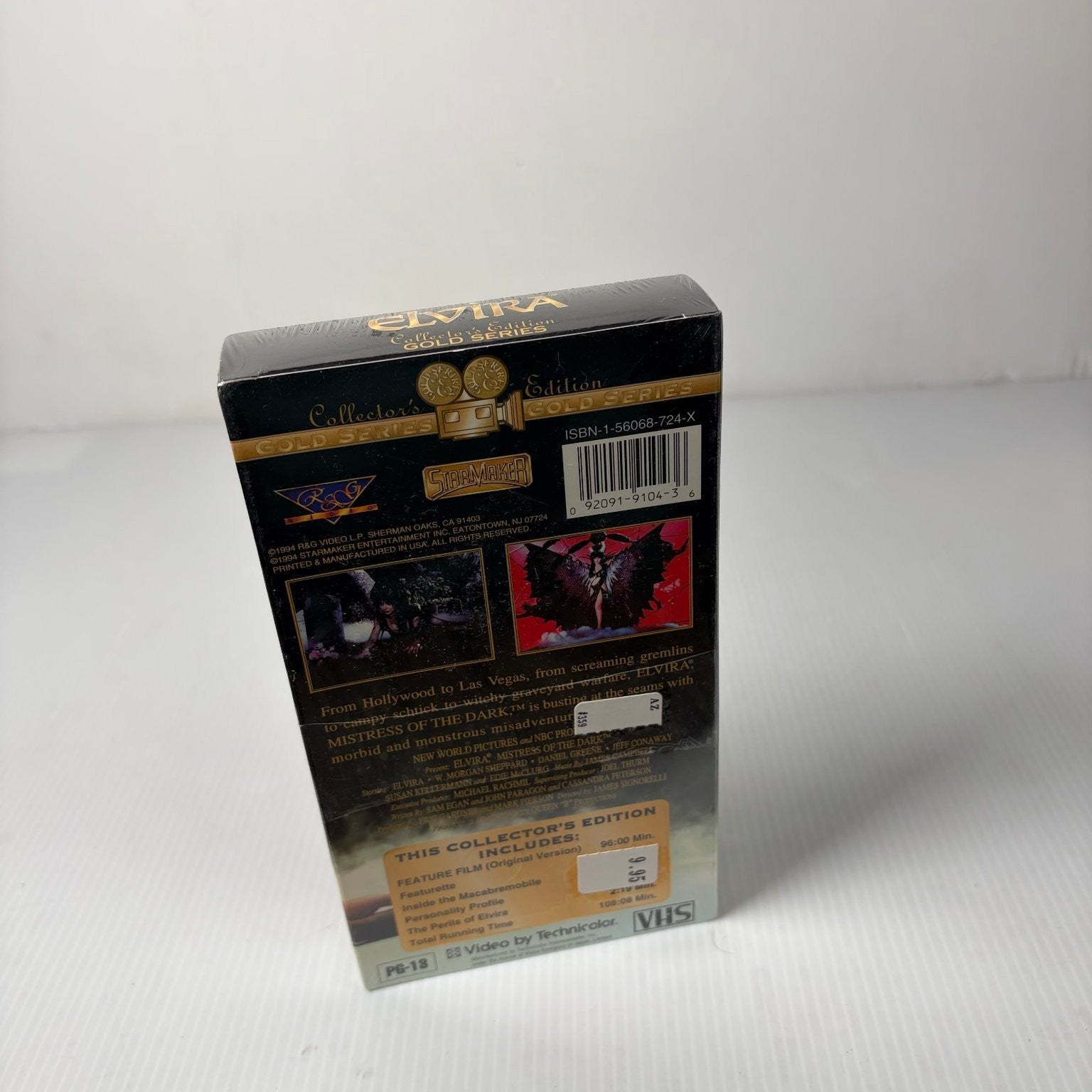 Elvira Mistress of the Dark VHS 1994 Comedy Horror Collector's Gold P&G Sealed