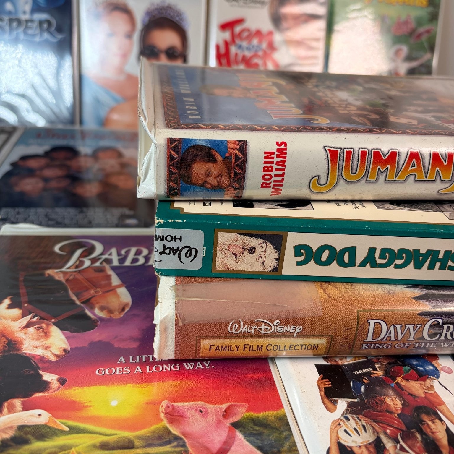 Disney VHS Lot of 21 Casper Mary Poppins Princess Diaries Jumanji & More