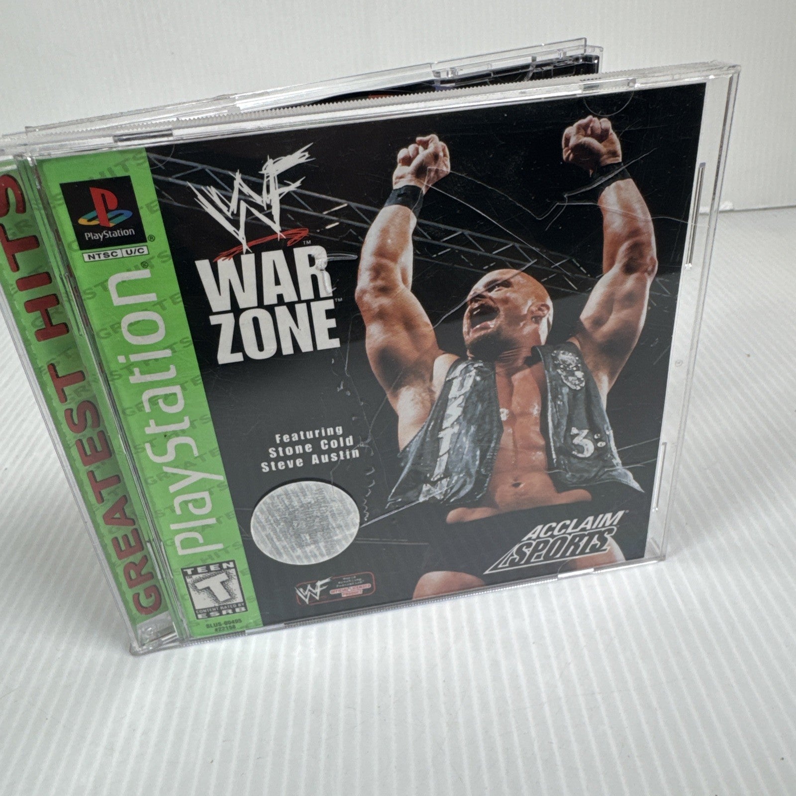 Lot Of 4 PS1 Wrestling Games Smackdown 1 & 2, Warzone, Attitude