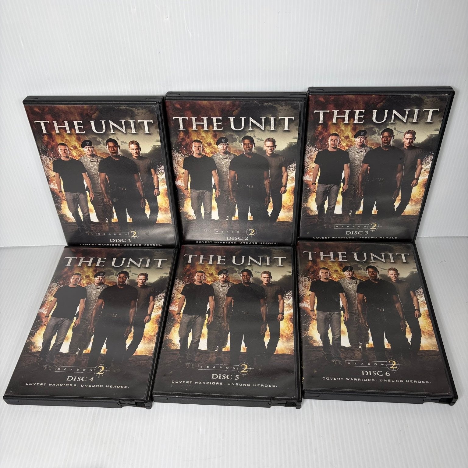 The Unit DVD Seasons 1 2 3 Dennis Haysbert Scott Foley Military Action Drama