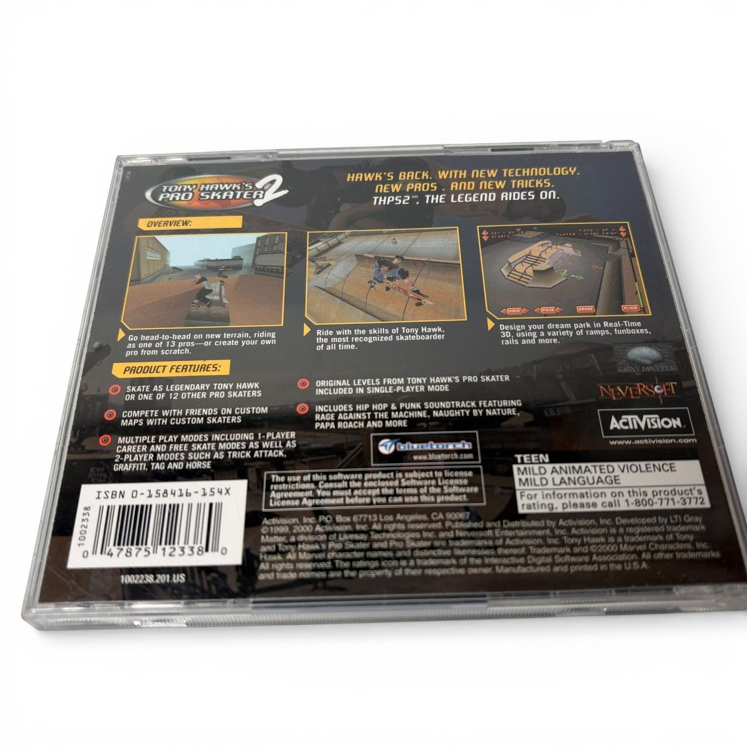 Tony Hawk's Pro Skater 2 PC Video Game Multiplayer Skateboarding
