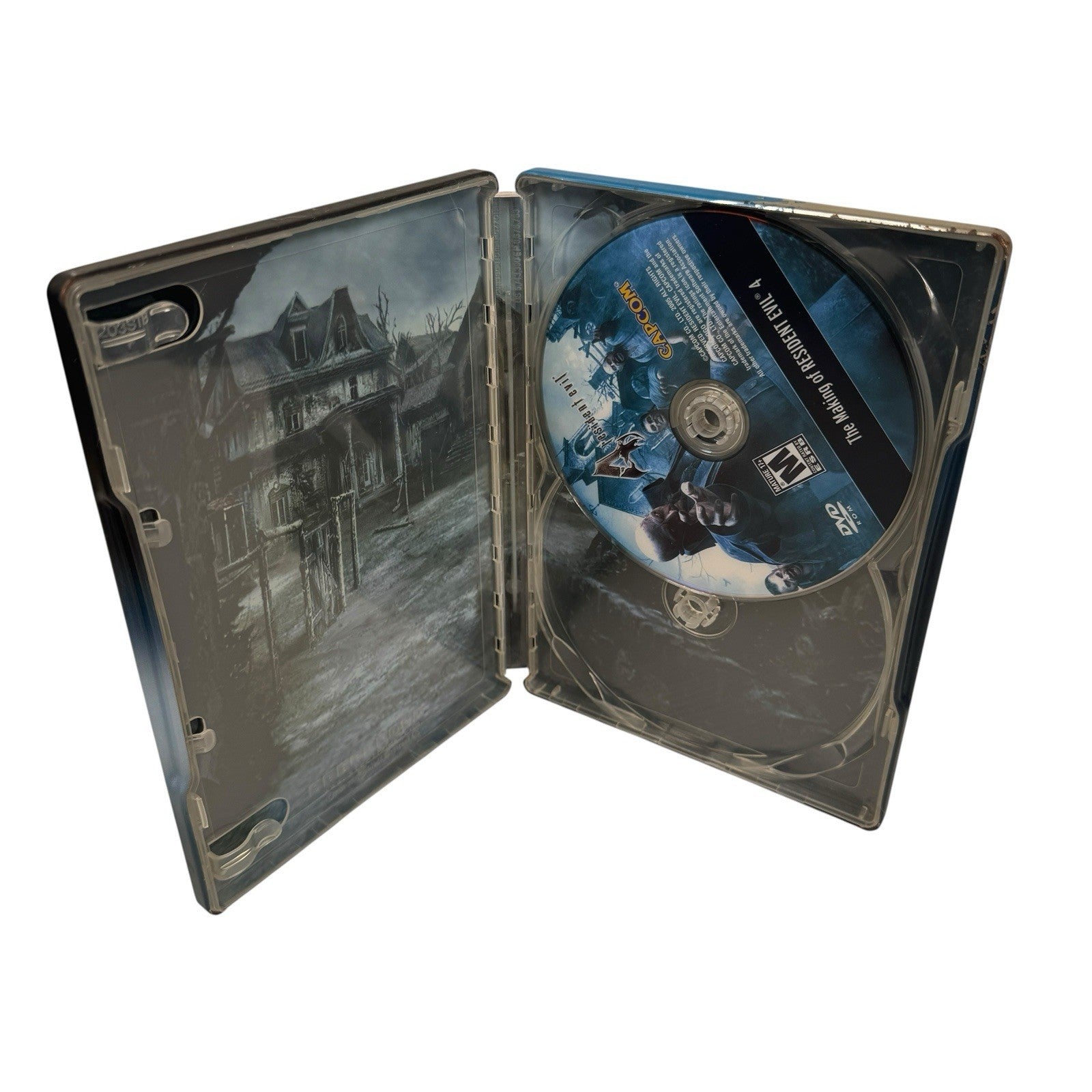 NO GAME Resident Evil 4 Premium Edition PS2 Steelbook Case With Bonus Disc