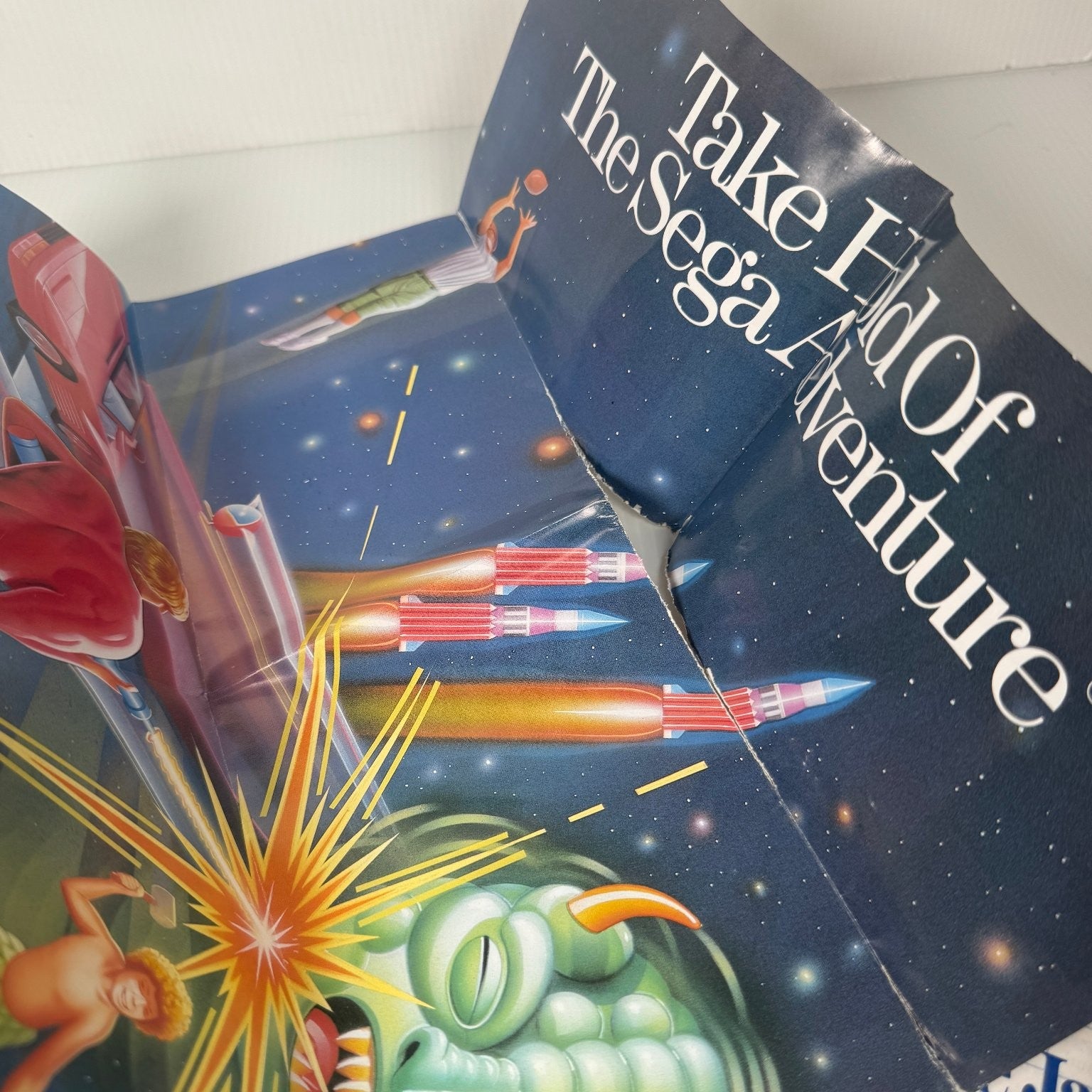 Reggie Jackson Baseball Sega Master System Game Complete CIB w/ Poster & Hangtab