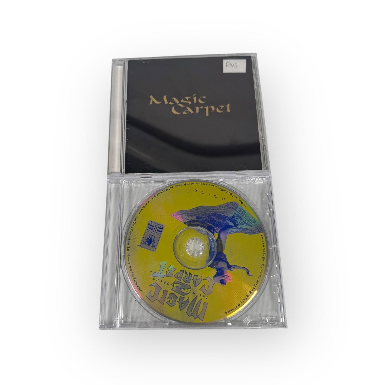 Magic Carpet Plus Disc and Manual  & Magic Carpet 2: The Netherworlds Disc Only