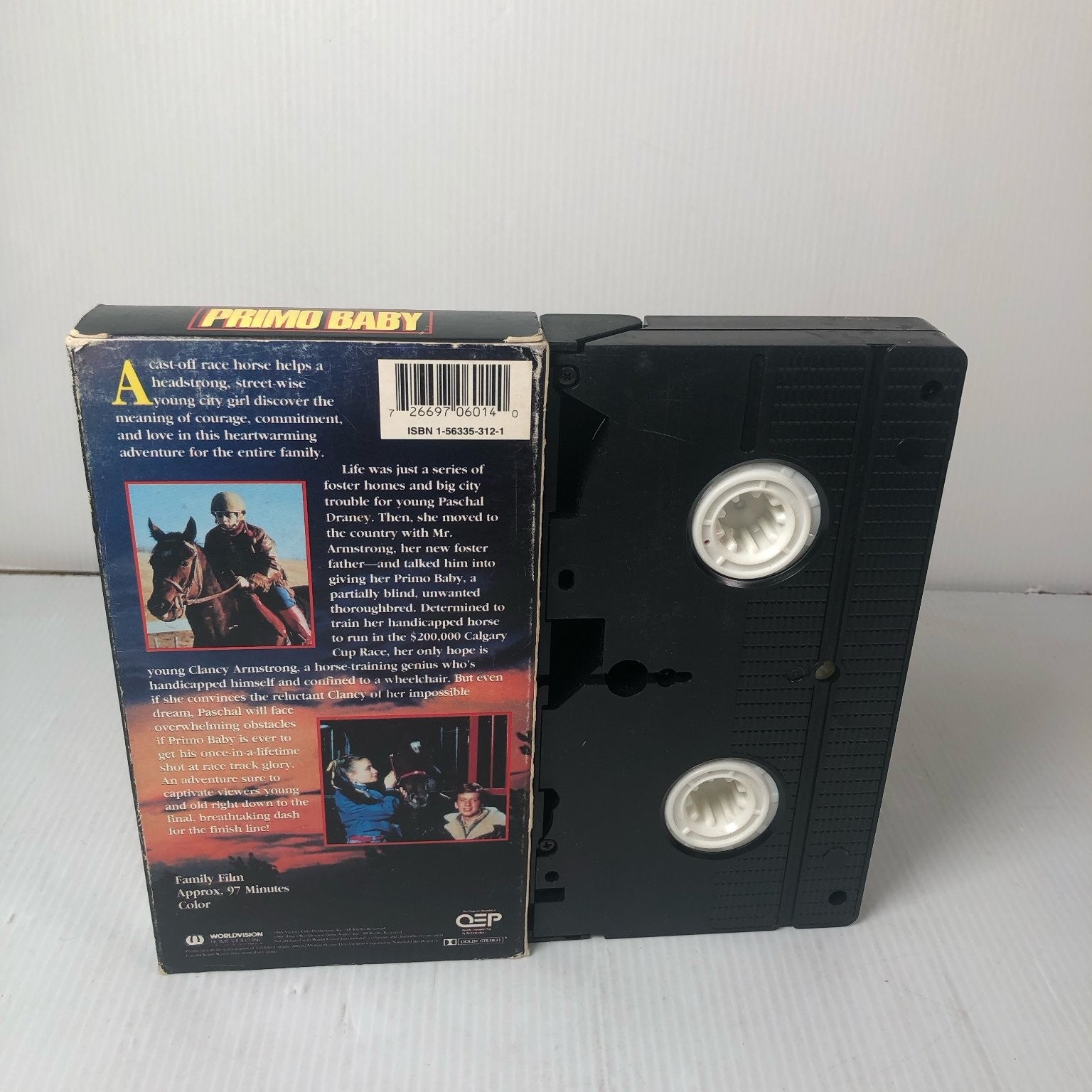 Primo Baby VHS 1991 Family Film Horse Adventure Worldvision