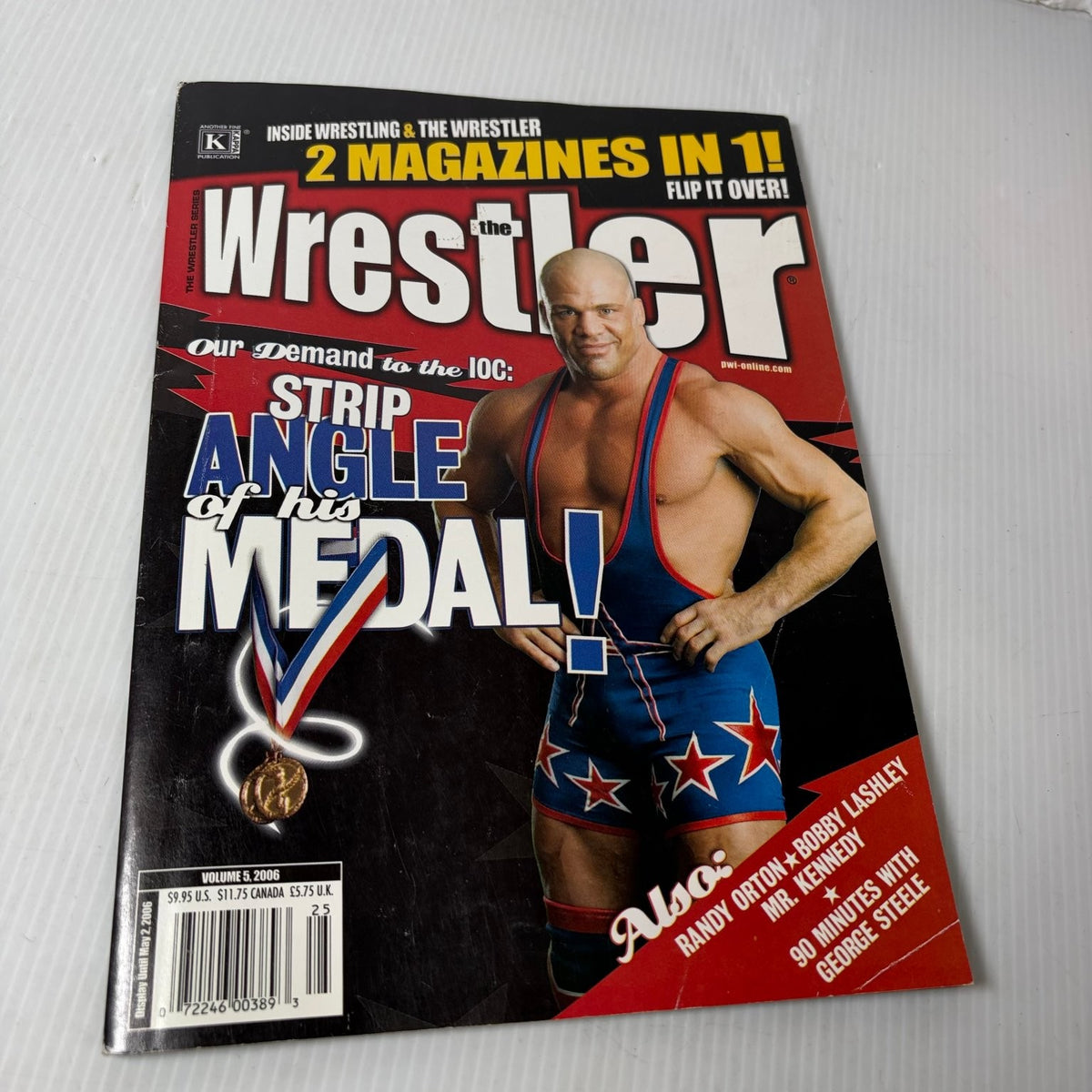 Inside Wrestling & The Wrestler Magazine May 2006 Christian Cage Kurt Angle