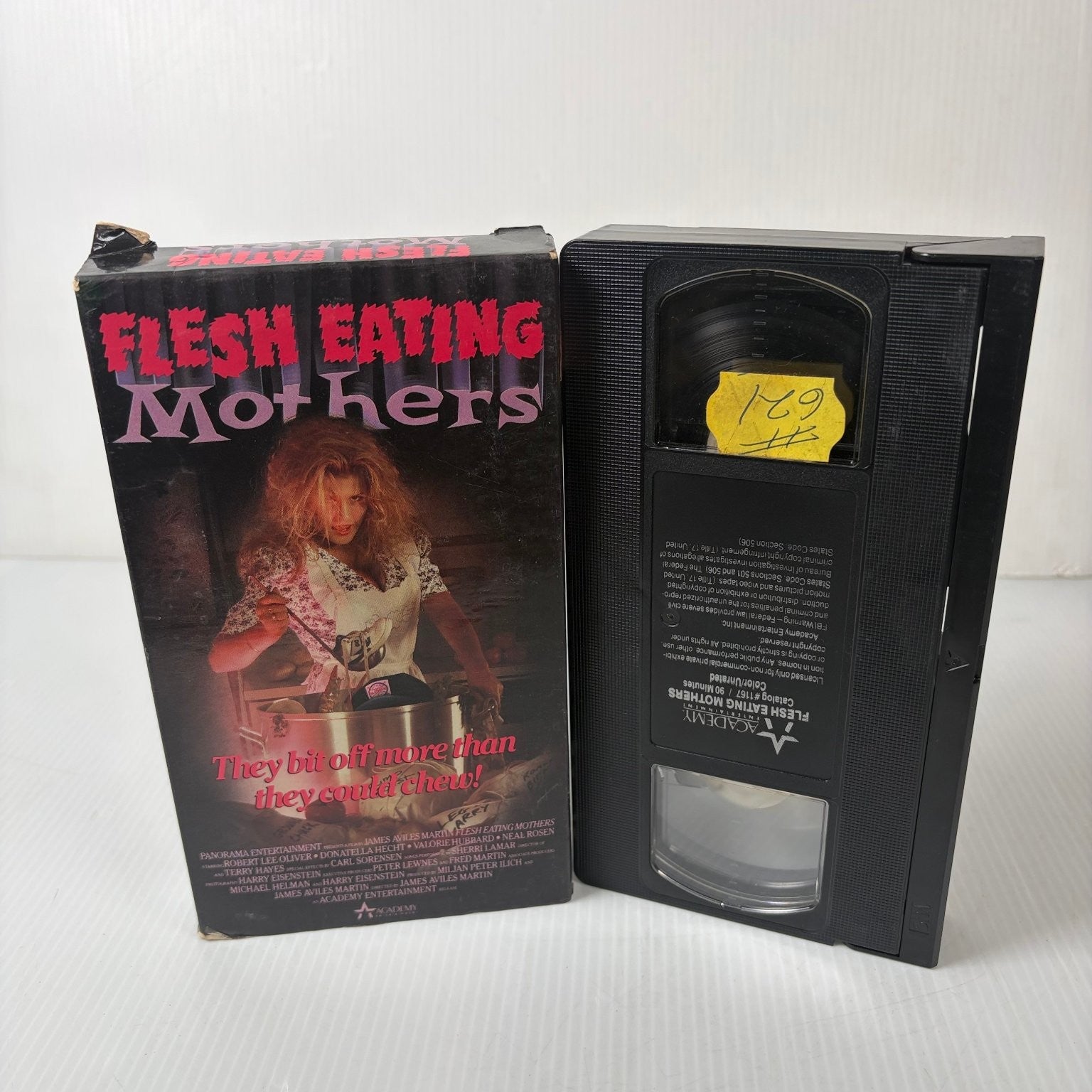 Flesh Eating Mothers VHS 1988 Horror Camp Academy Entertainment Unrated