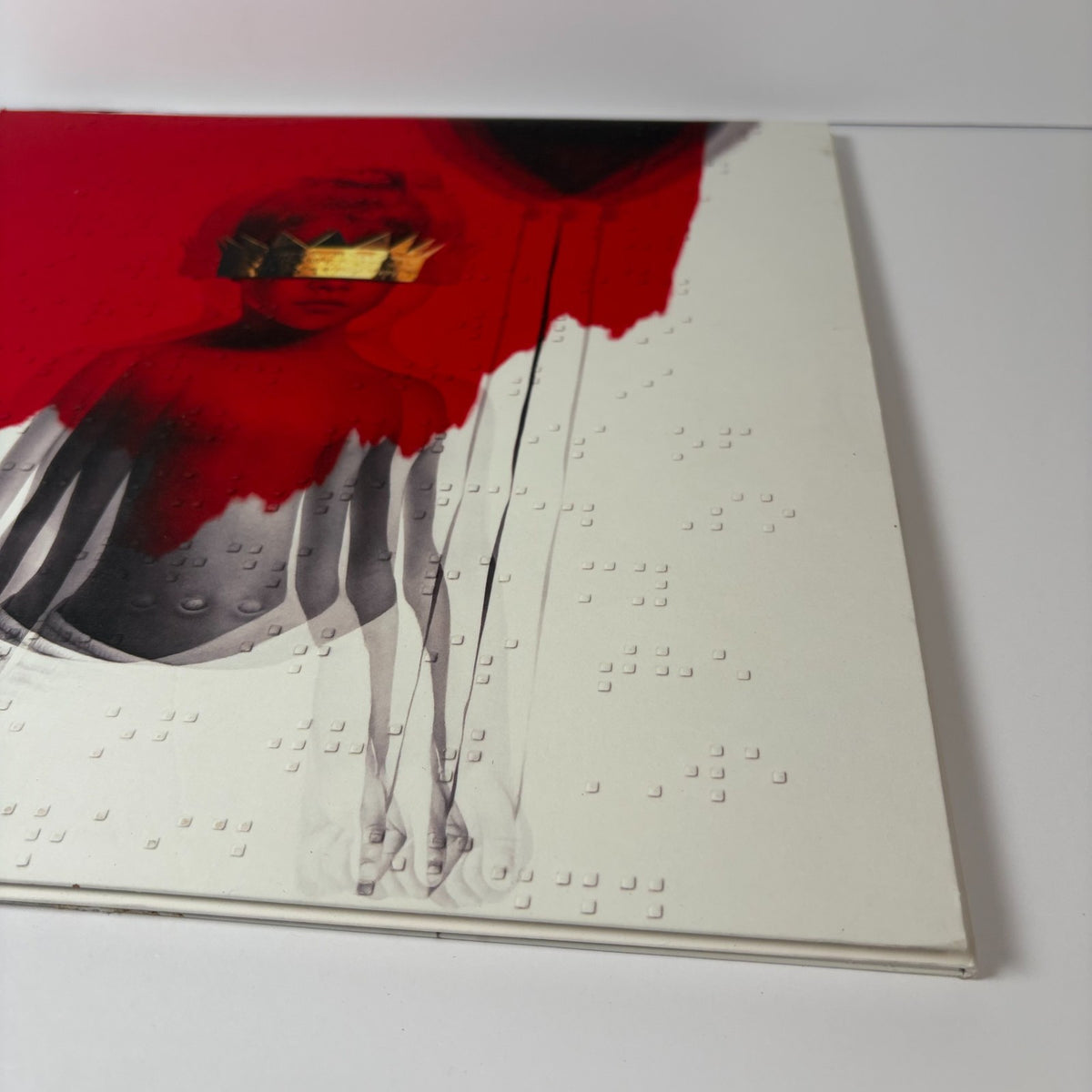 Rhianna Anti Limited Edition Double LP Red Vinyl with Brail Cover