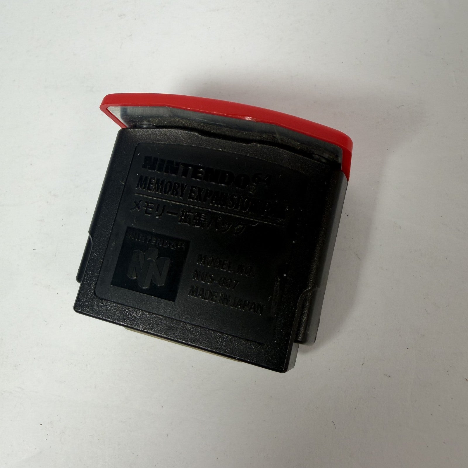 Official Nintendo 64 N64 Memory Expansion Pak NUS-007 Black Red OEM