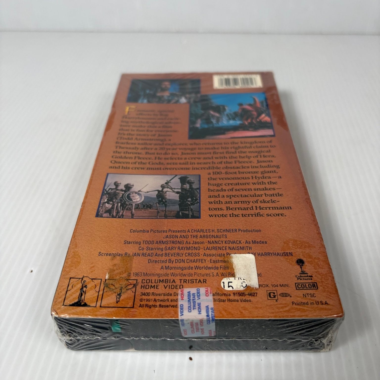 Jason and the Argonauts VHS 1963 Adventure Fantasy Ray Harryhausen Sealed