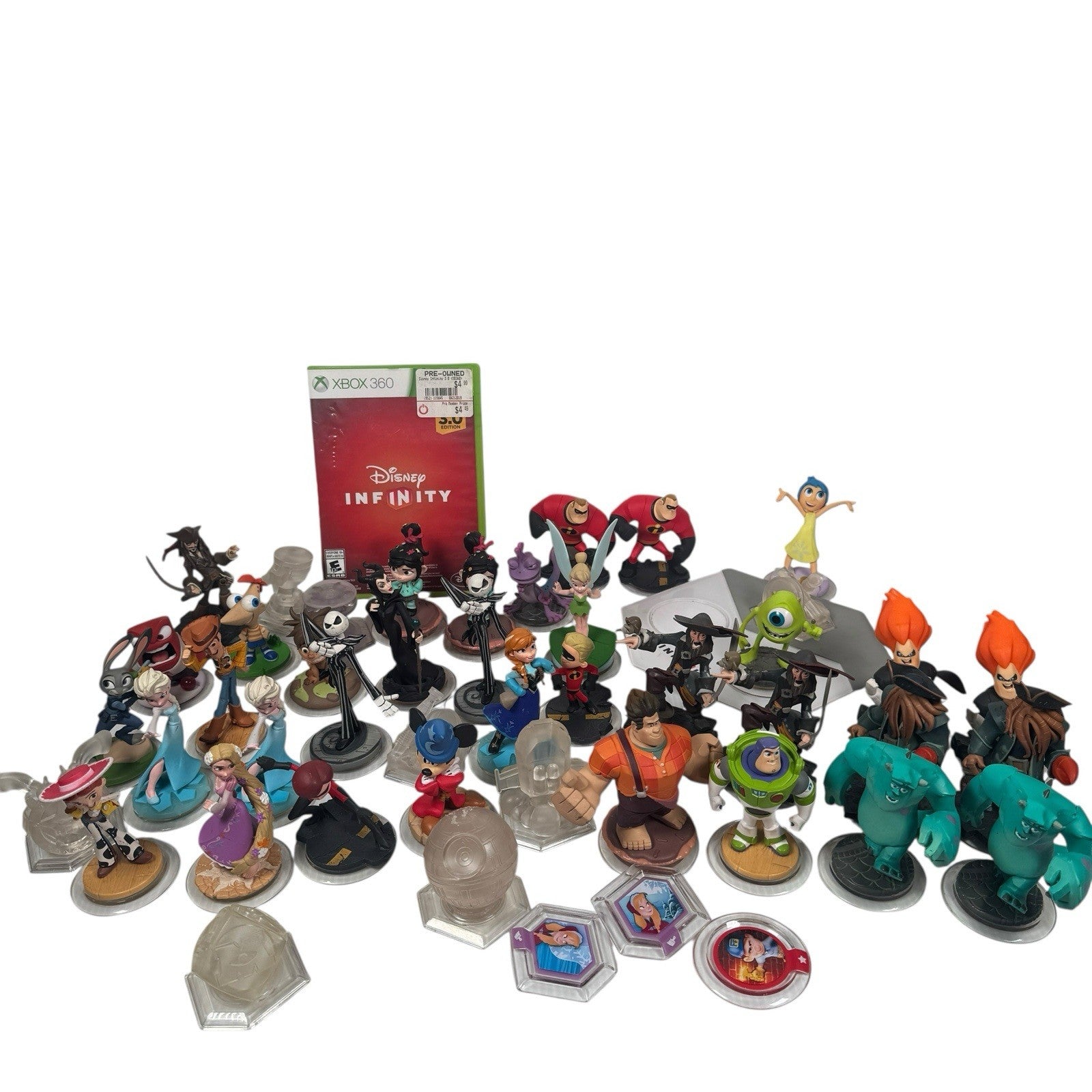 Huge Mixed Disney Infinity 3.0 Lot 35 Characters, Game, Portal & More