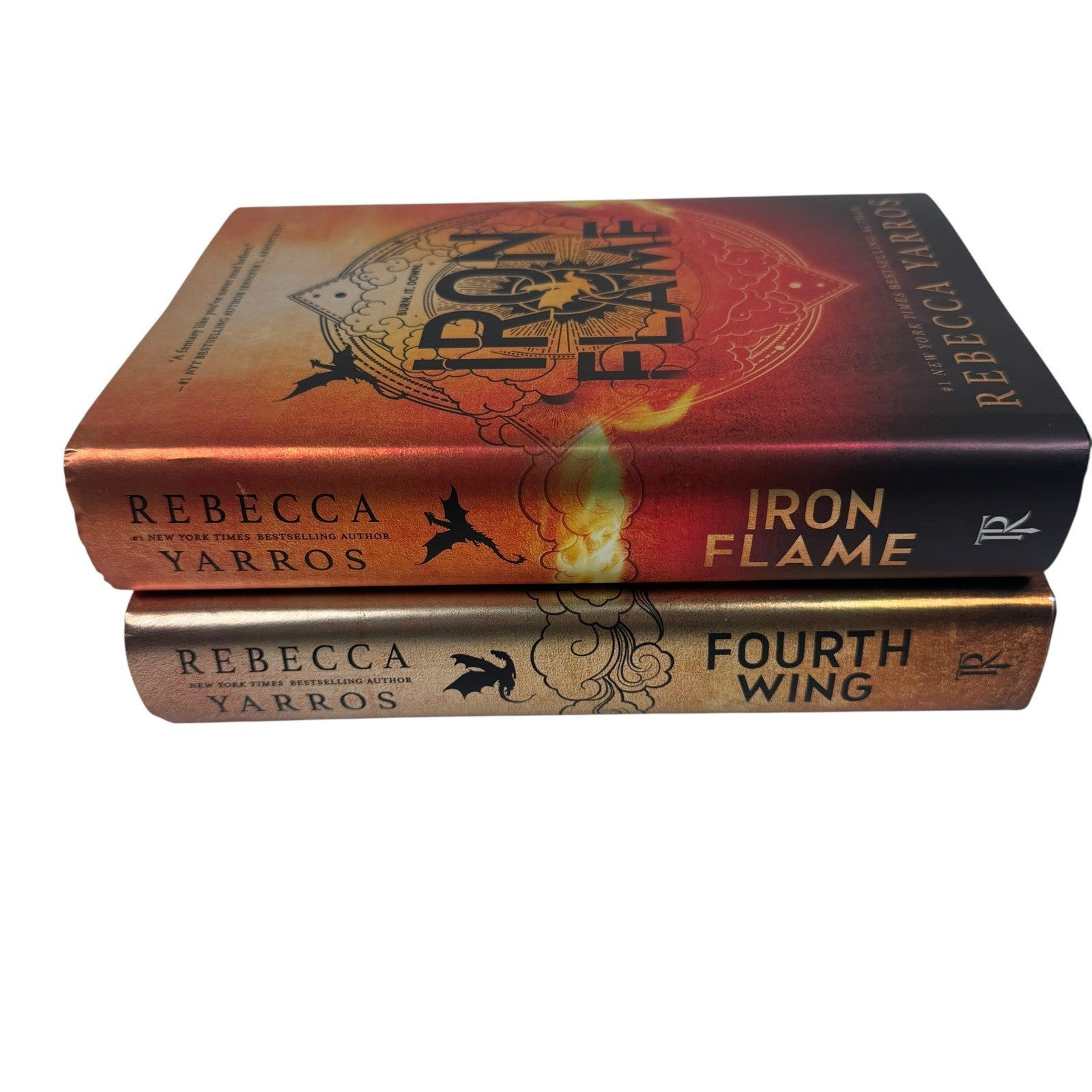 Rebecca Yarros Iron Flame First Print Hardcover Black Edges w/ Fourth Wing