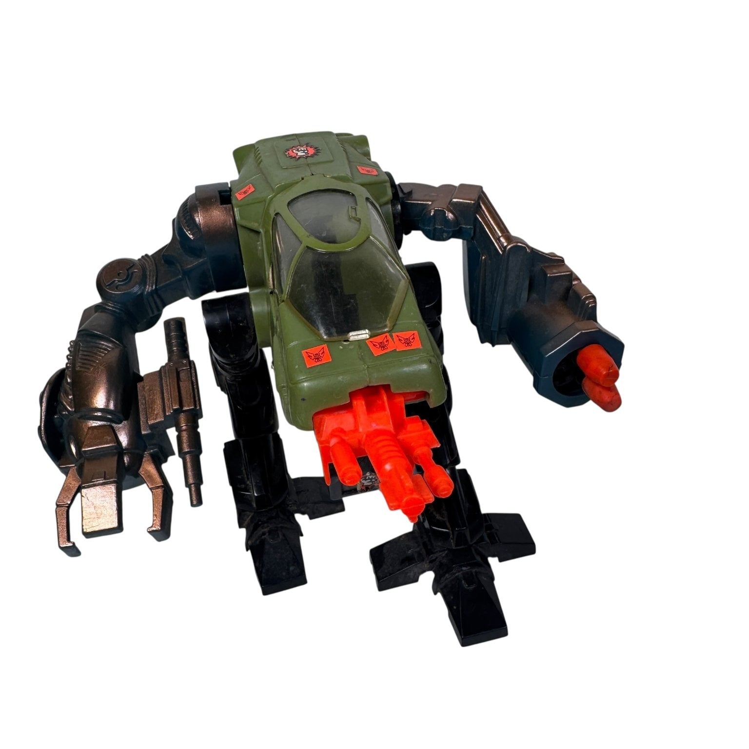 Vintage Lot of 2 Battletech Bushwacker Vehicle Suits Tyco Figures (Incomplete)