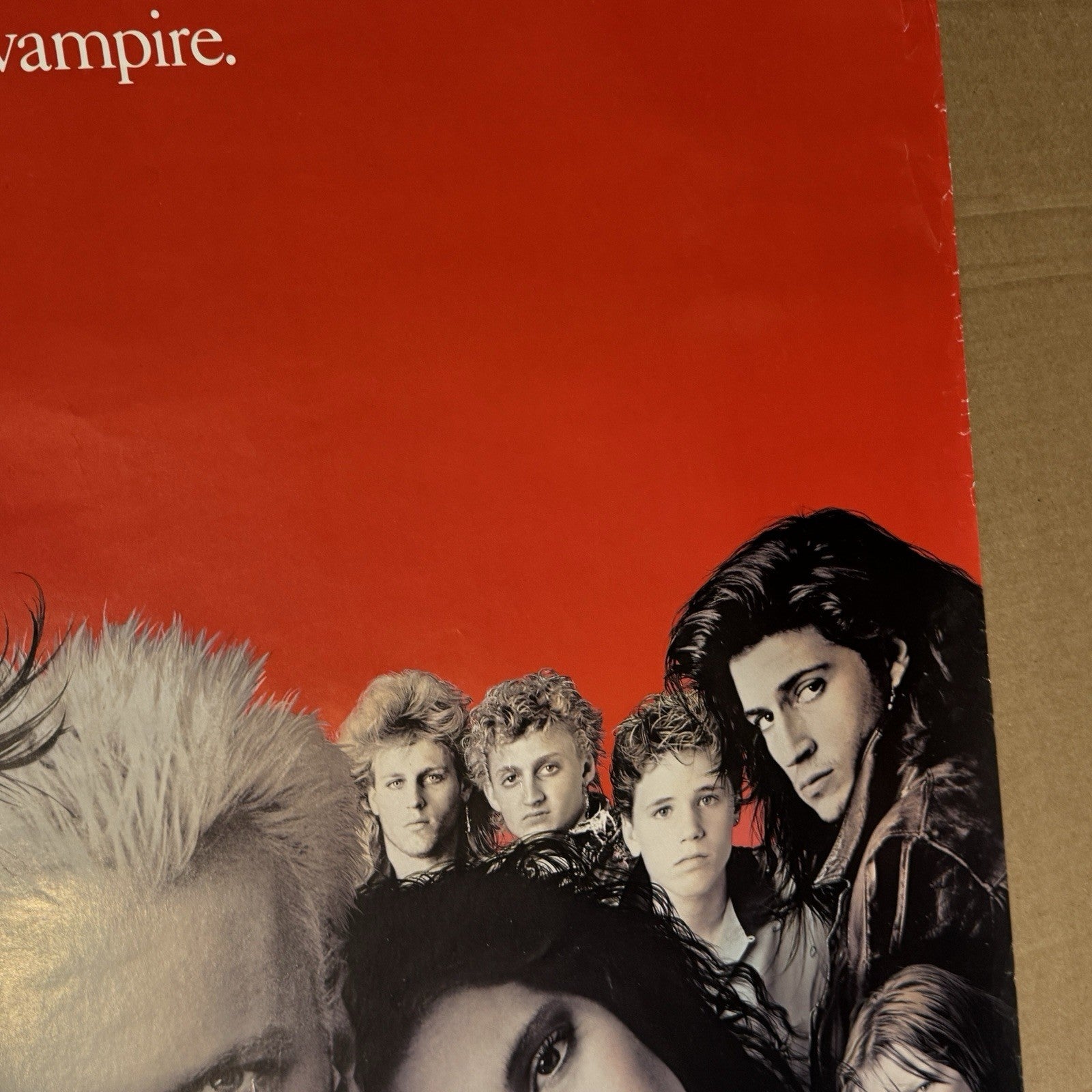 Vintage The Lost Boys Original Movie Poster 1987 Movie Theater Promo 40” X 27”