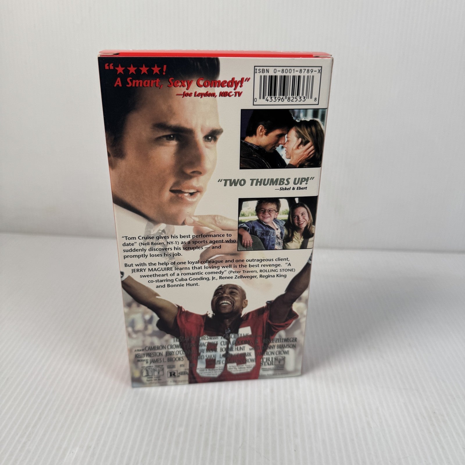 Vintage Jerry Maguire VHS Movie Tom Cruise Cuba Gooding Jr Comedy Drama 1996