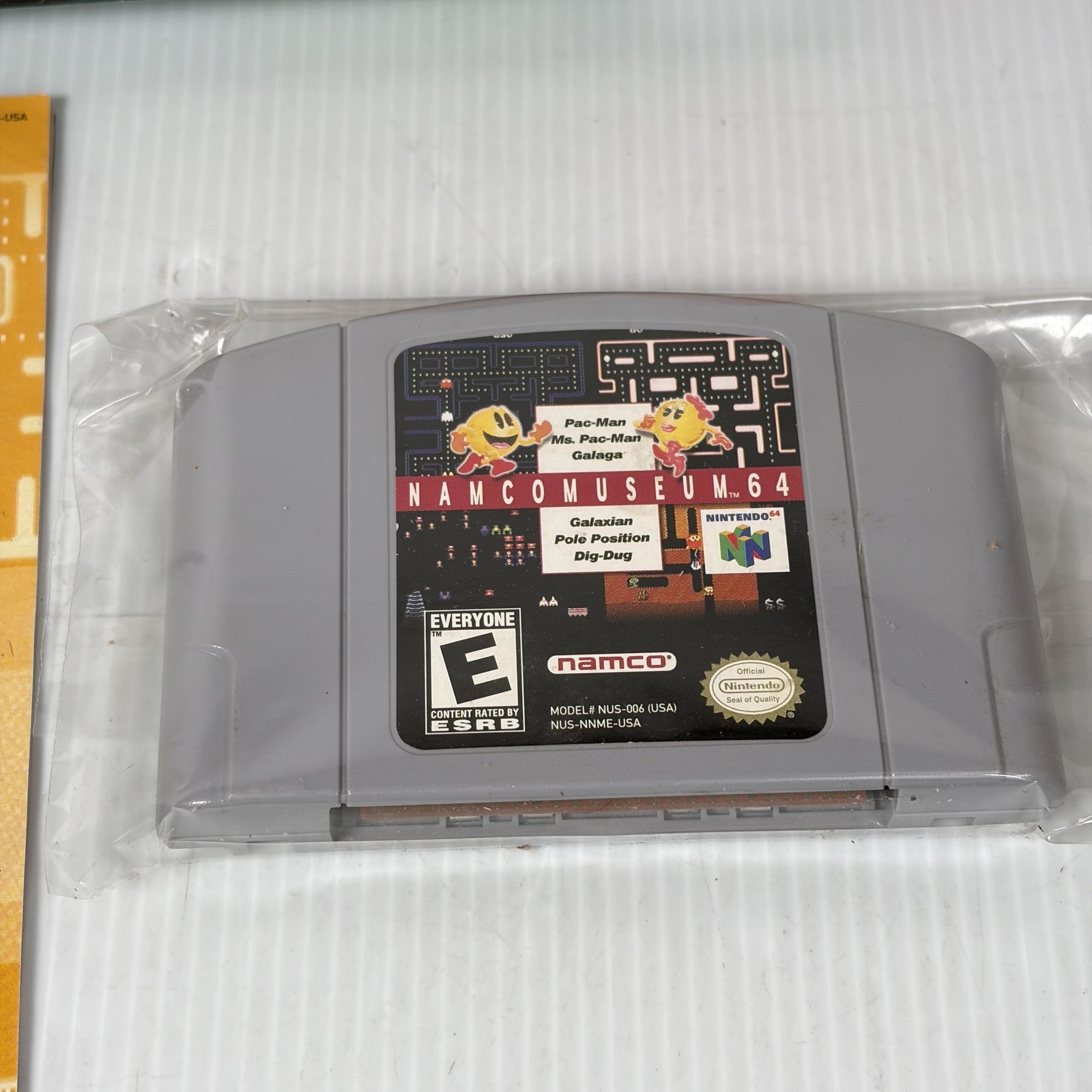 Namco Museum 64 Nintendo 64 N64 Pac-Man, Ms. Pac-Man, Galaga Complete In Box