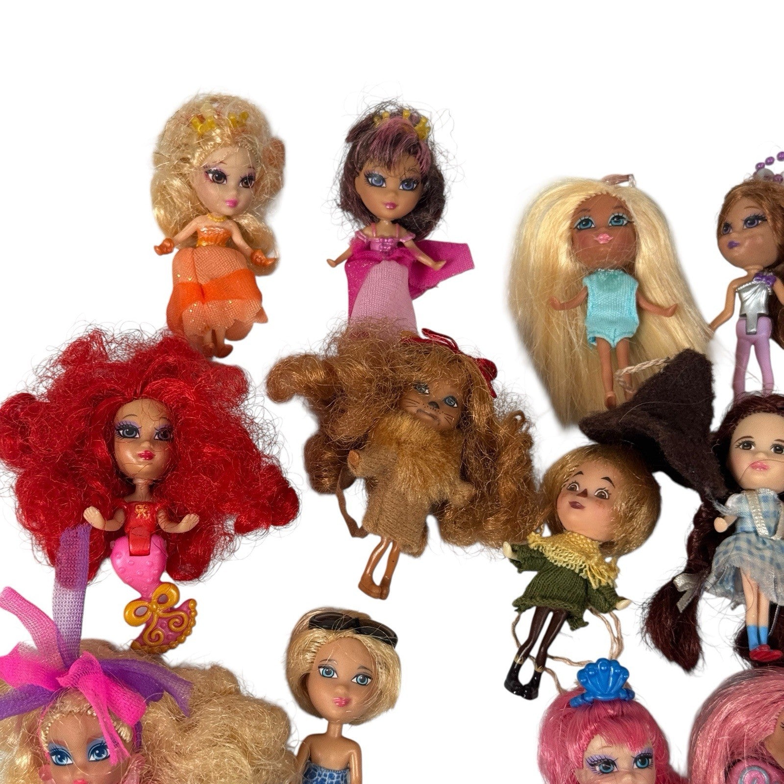 Lot Of 26 Rare Barbie Mini B Dolls Wizard Of Oz, 1950s Celebration, 90s & More