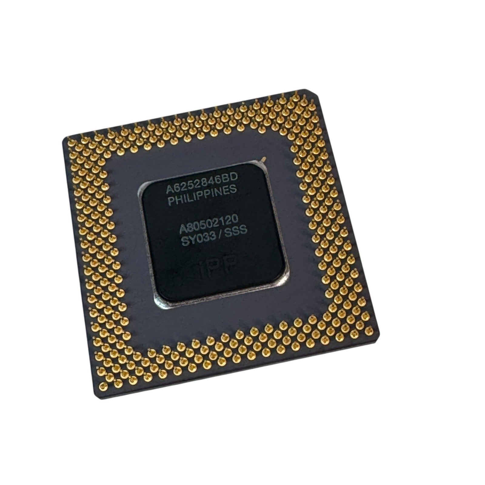 Vintage Intel Pentium Processor A80502120 SY033 1992-1993 Retro CPU