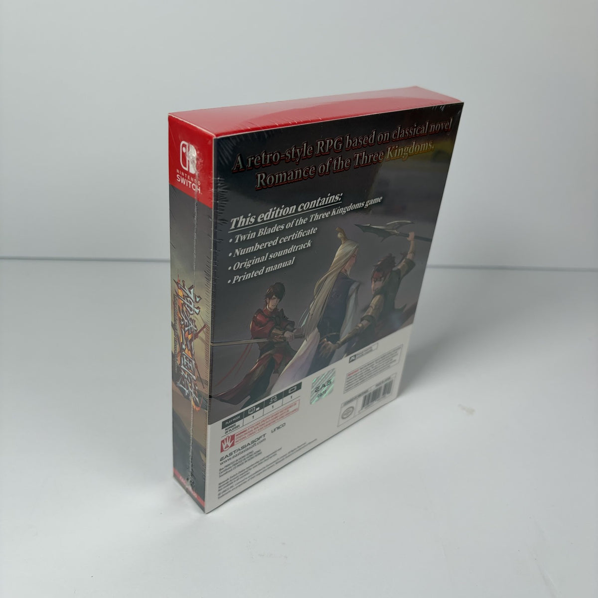 Twin Blades of the Three Kingdoms Limited Ed. Nintendo Switch New Sealed RPG