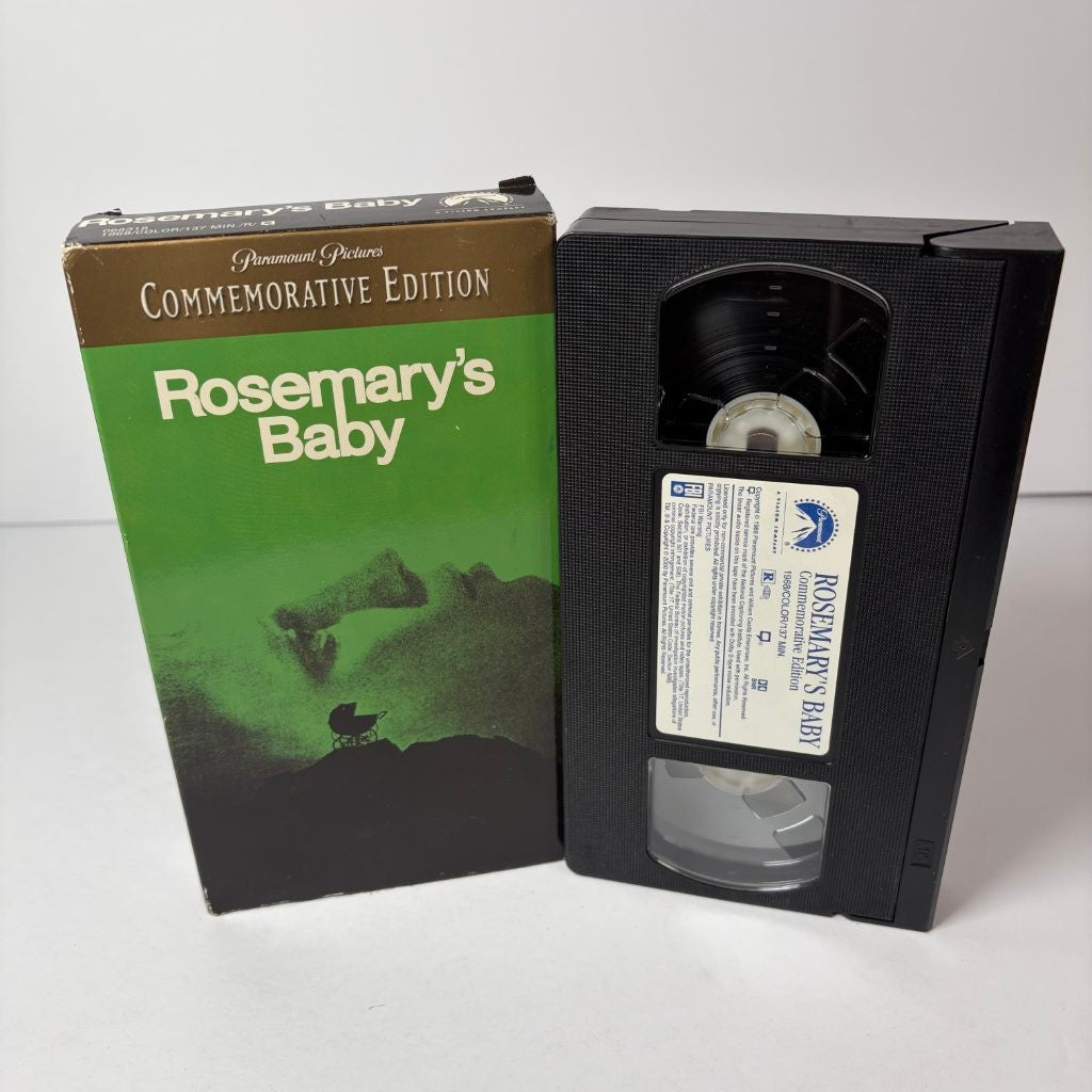 Rosemary's Baby VHS Commemorative Edition Paramount Roman Polanski Mia Farrow Ho