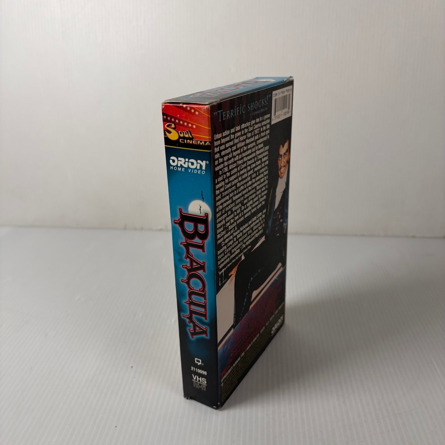 Blacula VHS 1972 Horror Blaxploitation Soul Cinema Orion Home Video