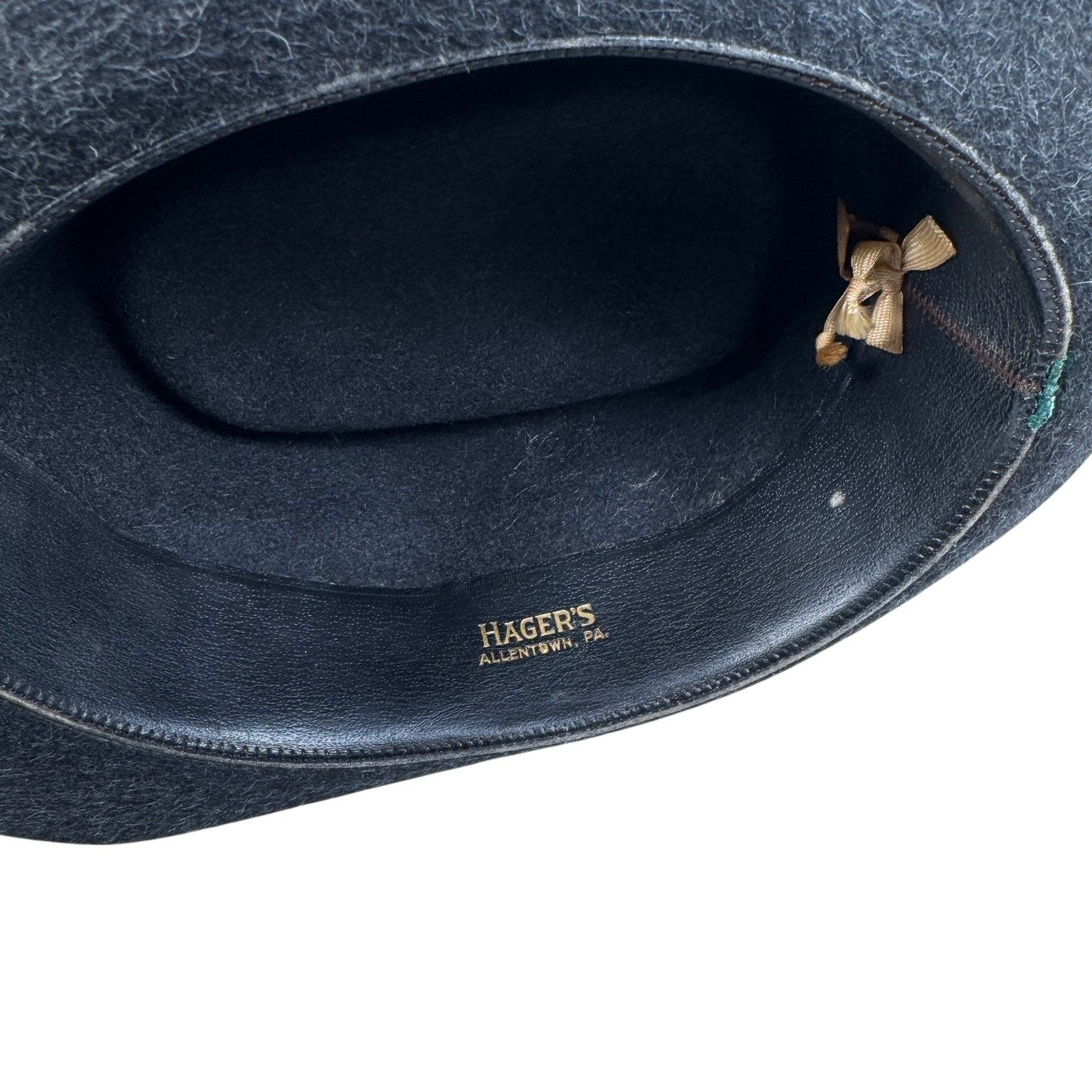 Vintage Royal Stetson Men's Fedora Hat Grey Fur Classic Style Hager's Allentown