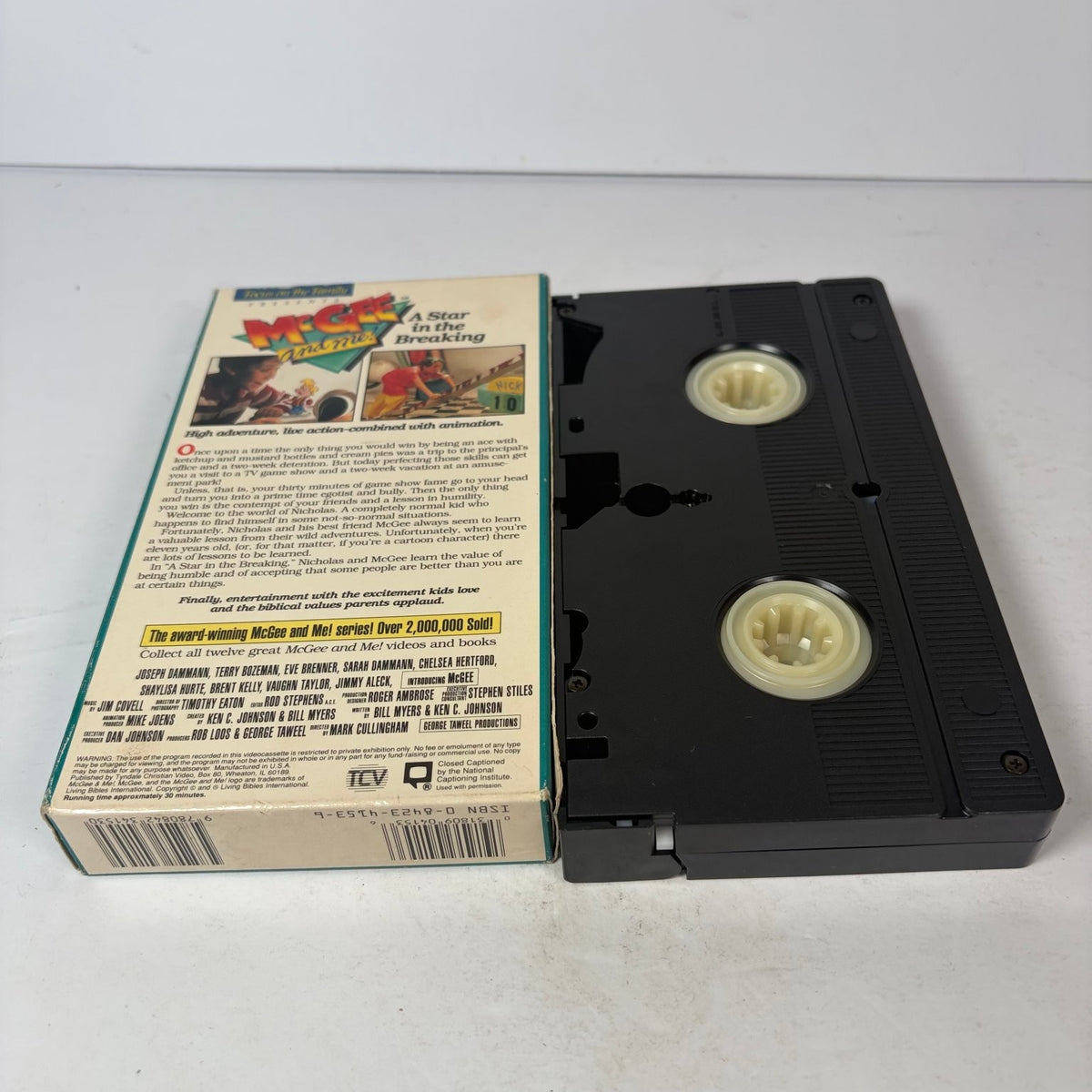 McGee and Me! A Star in the Breaking VHS 1990 Family Adventure TCV