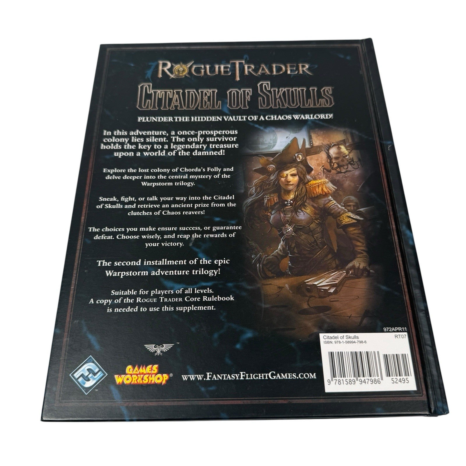 Warhammer 40K Rogue Trader Citadel Of Skulls RPG Adventure Hardcover Book