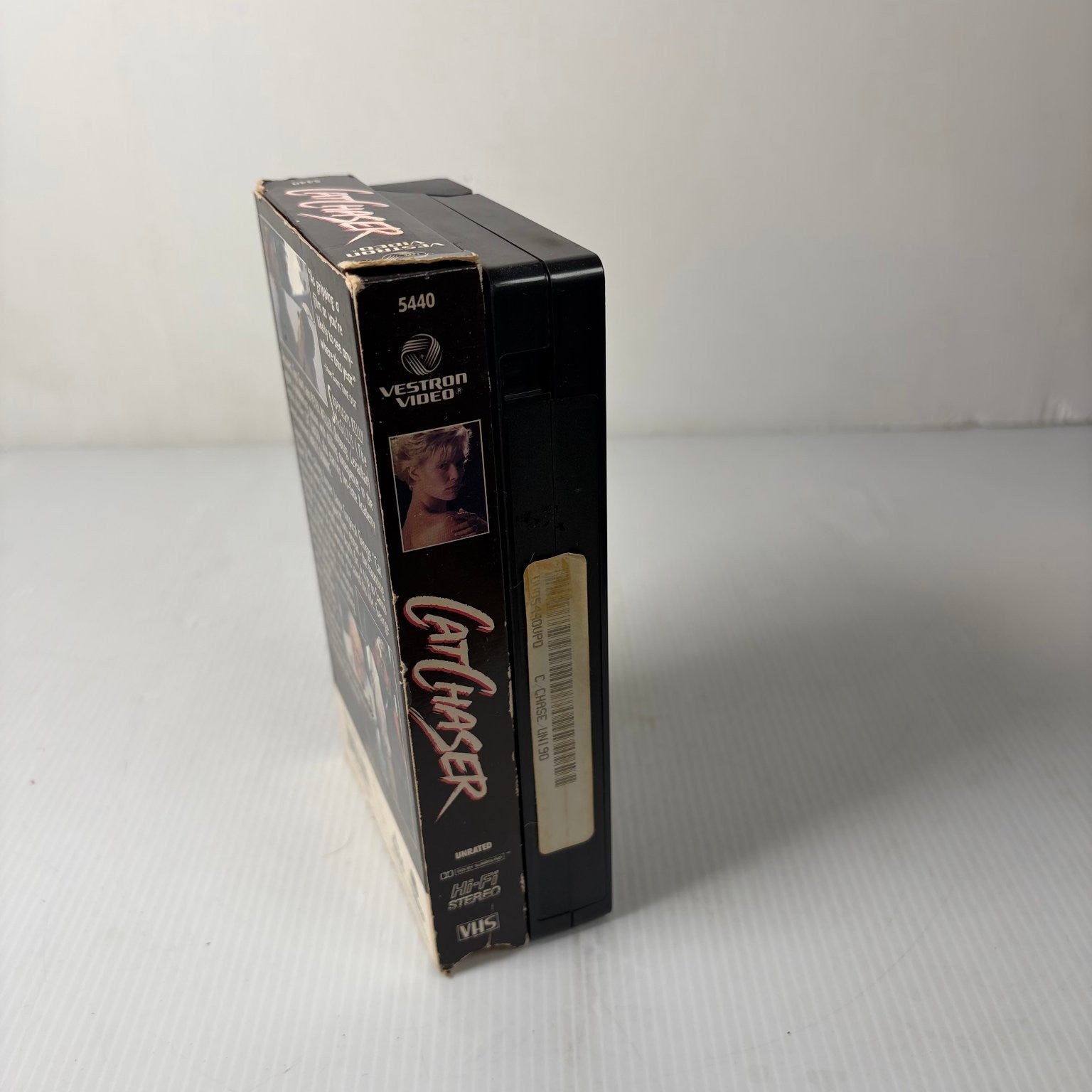 Cat Chaser VHS 1989 Erotic Thriller Unrated Kelly McGillis Peter Weller Vestron