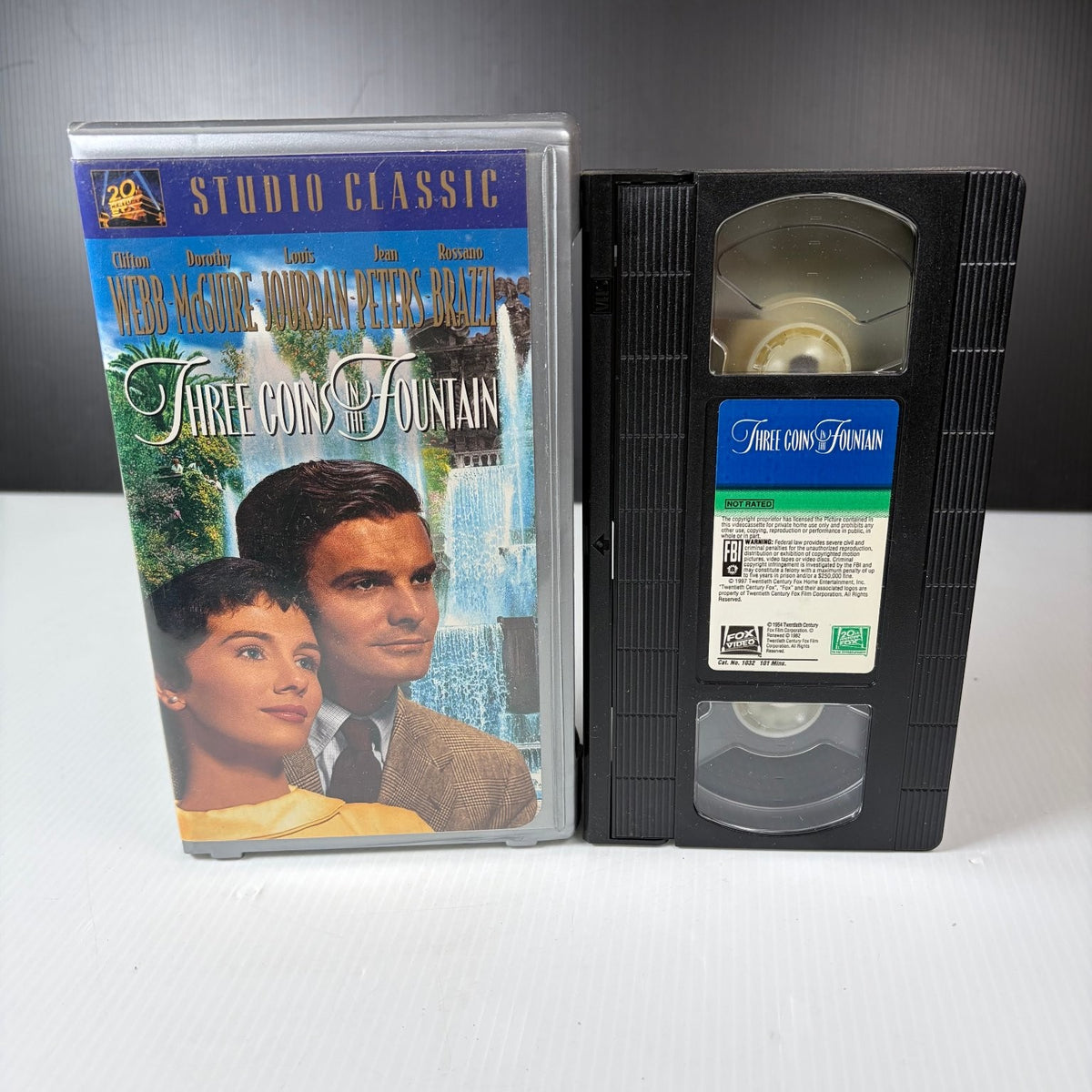 Three Coins in the Fountain VHS 1954 Romantic Comedy Studio Classic Fox Video