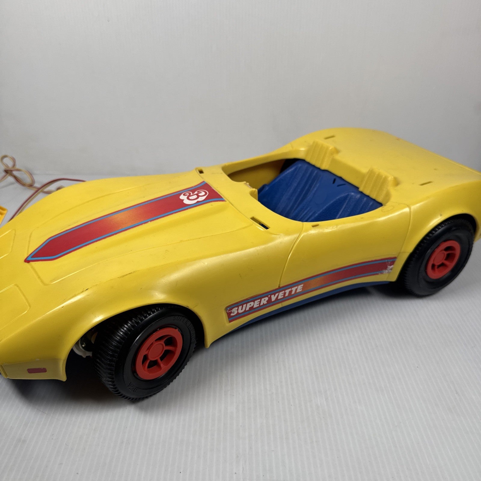 VTG 1979 Yellow Barbie Super ‘Vette Corvette Remote Controlled AS IS For Parts