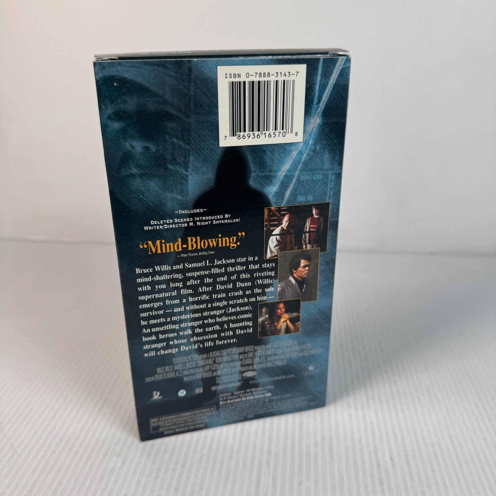 Unbreakable (VHS 2000 Bruce Willis Samuel L. Jackson)