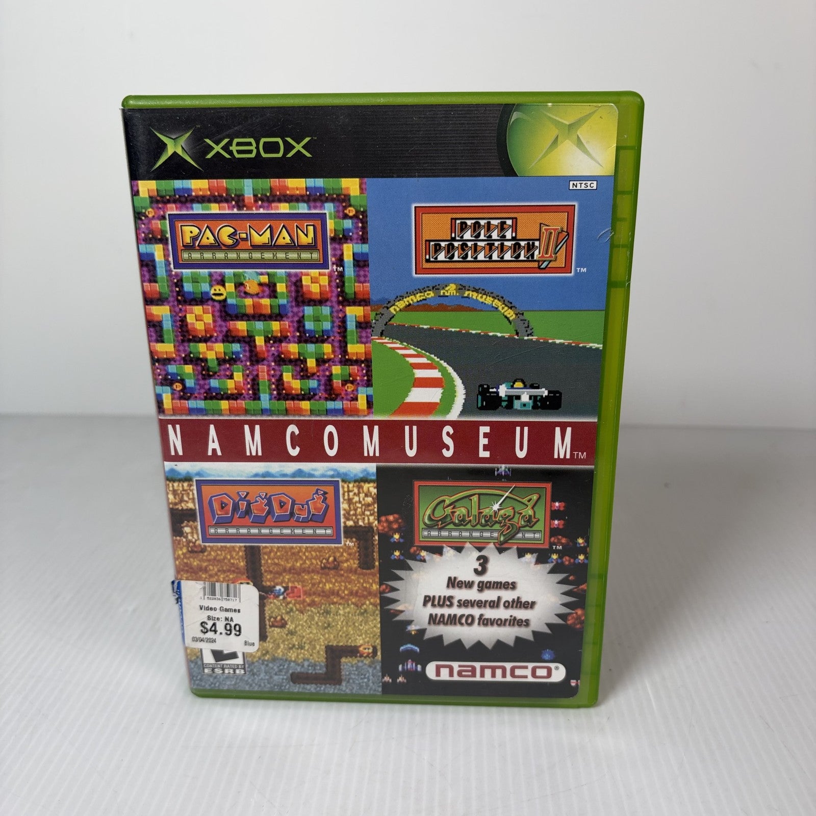 Namco Museum Original Xbox (Microsoft Xbox) Classic Arcade Collection CIB NTSC