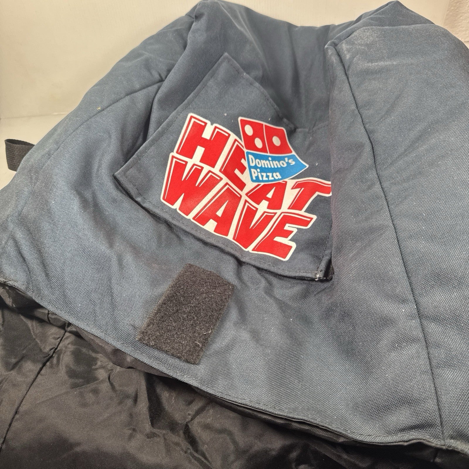 Domino's Pizza Delivery Bag Navy Blue Authentic Insulated Thermal Heat 16”x20”