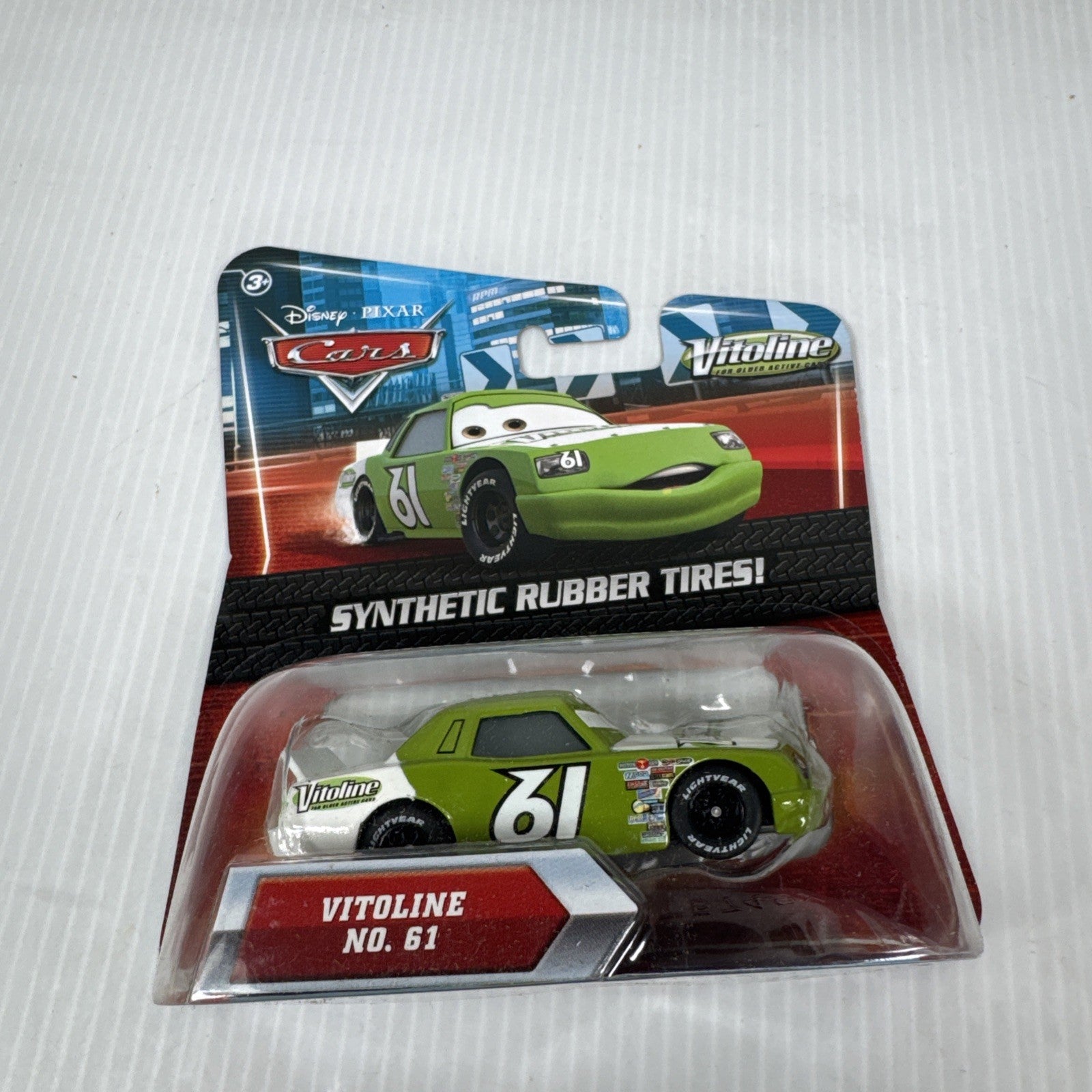Mattel Disney Pixar Cars Synthetic Rubber Tires Vitoline #61 Die-Cast Vehicle