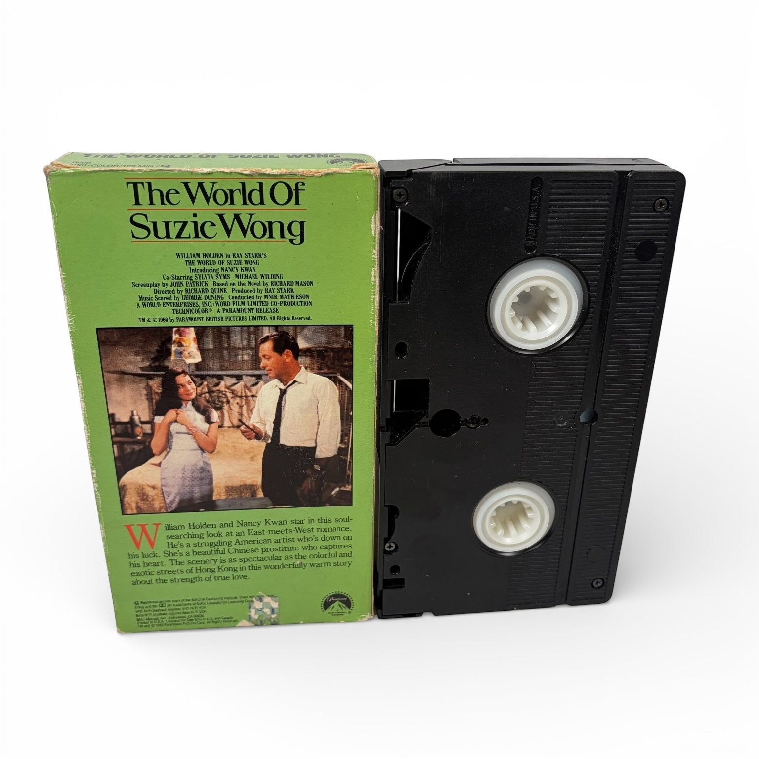 The World of Suzie Wong VHS 1960 Romance Drama William Holden Nancy Kwan