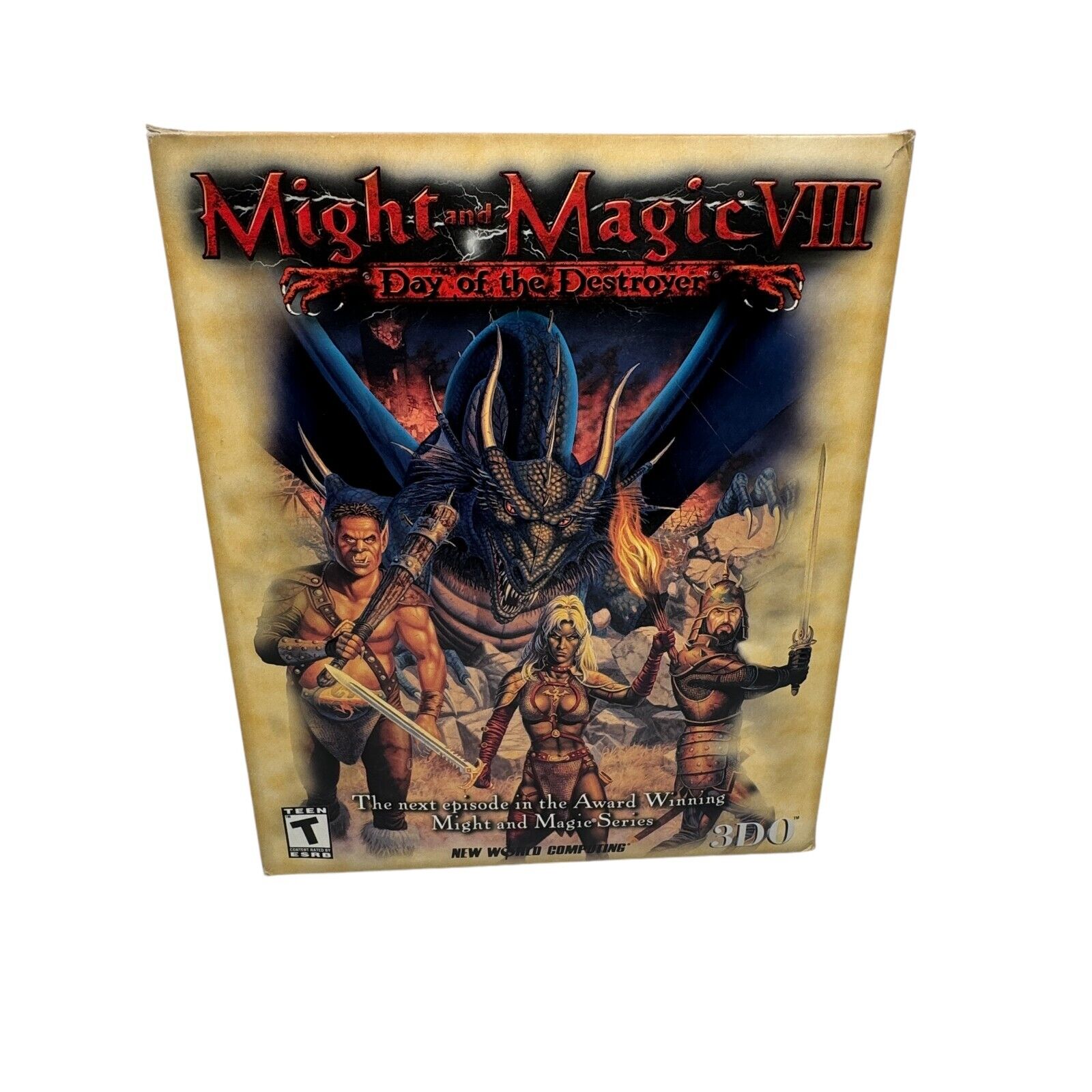 Might and Magic VIII Day of the Destroyer Big Box PC Game Complete in Box CIB