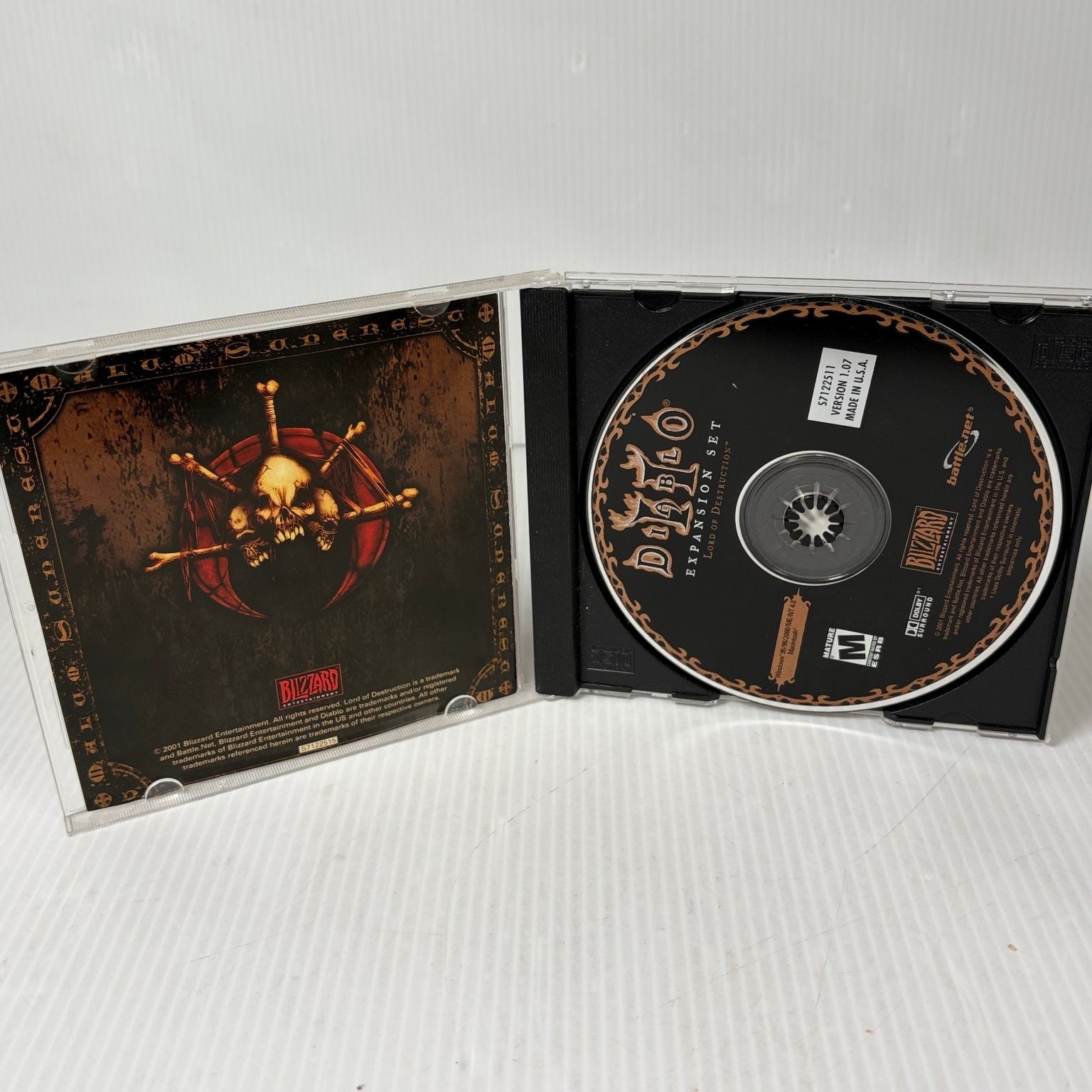 Diablo II Lord of Destruction Expansion Set PC Video Game Multiplayer Classic