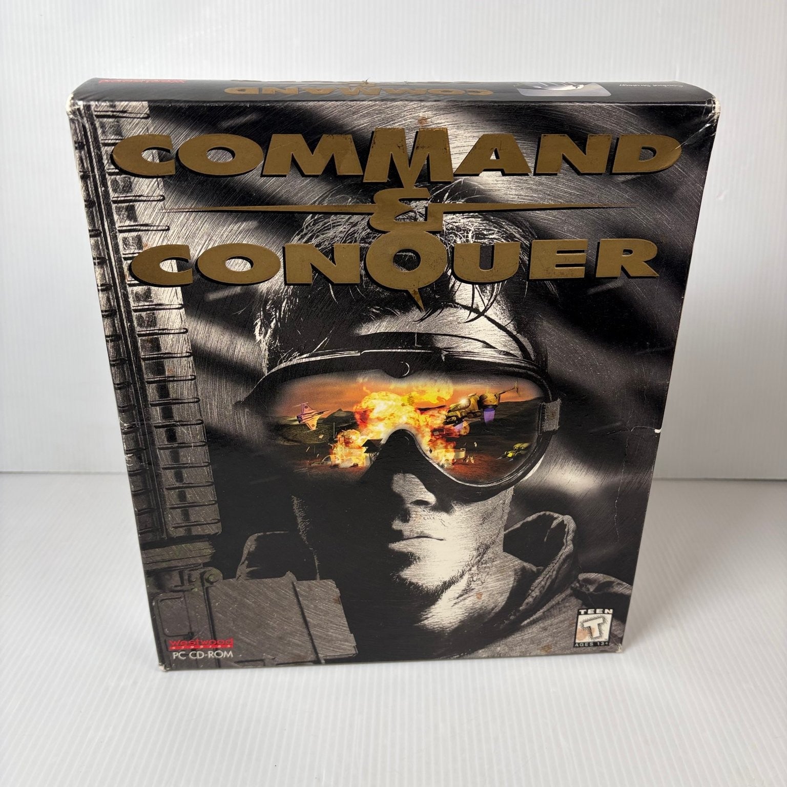 Command & Conquer Big Box PC CD-ROM Video Game Real-Time Strategy RTS Complete