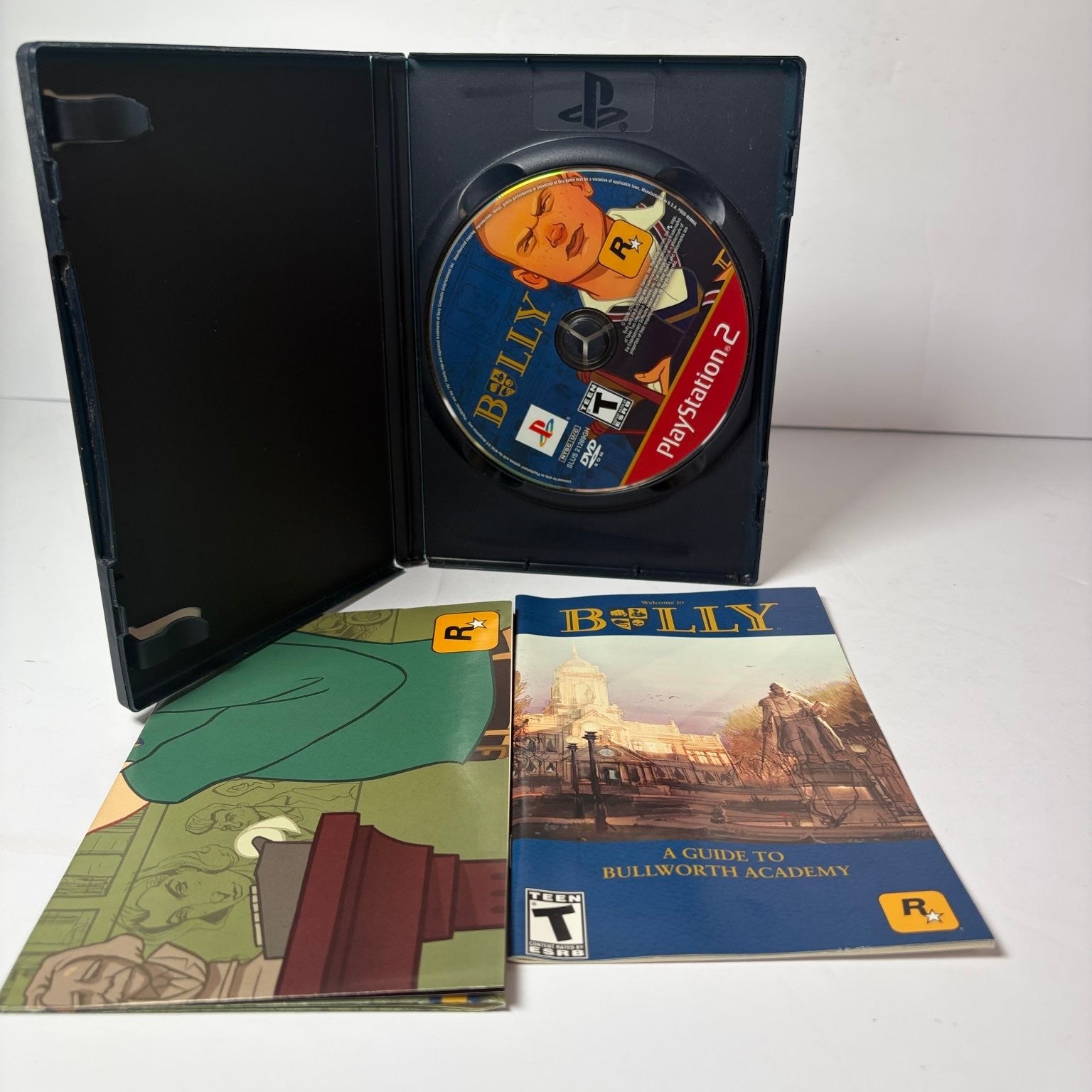 Bully Greatest Hits PlayStation 2 PS2 Game Complete w/ Manual & Map Rockstar