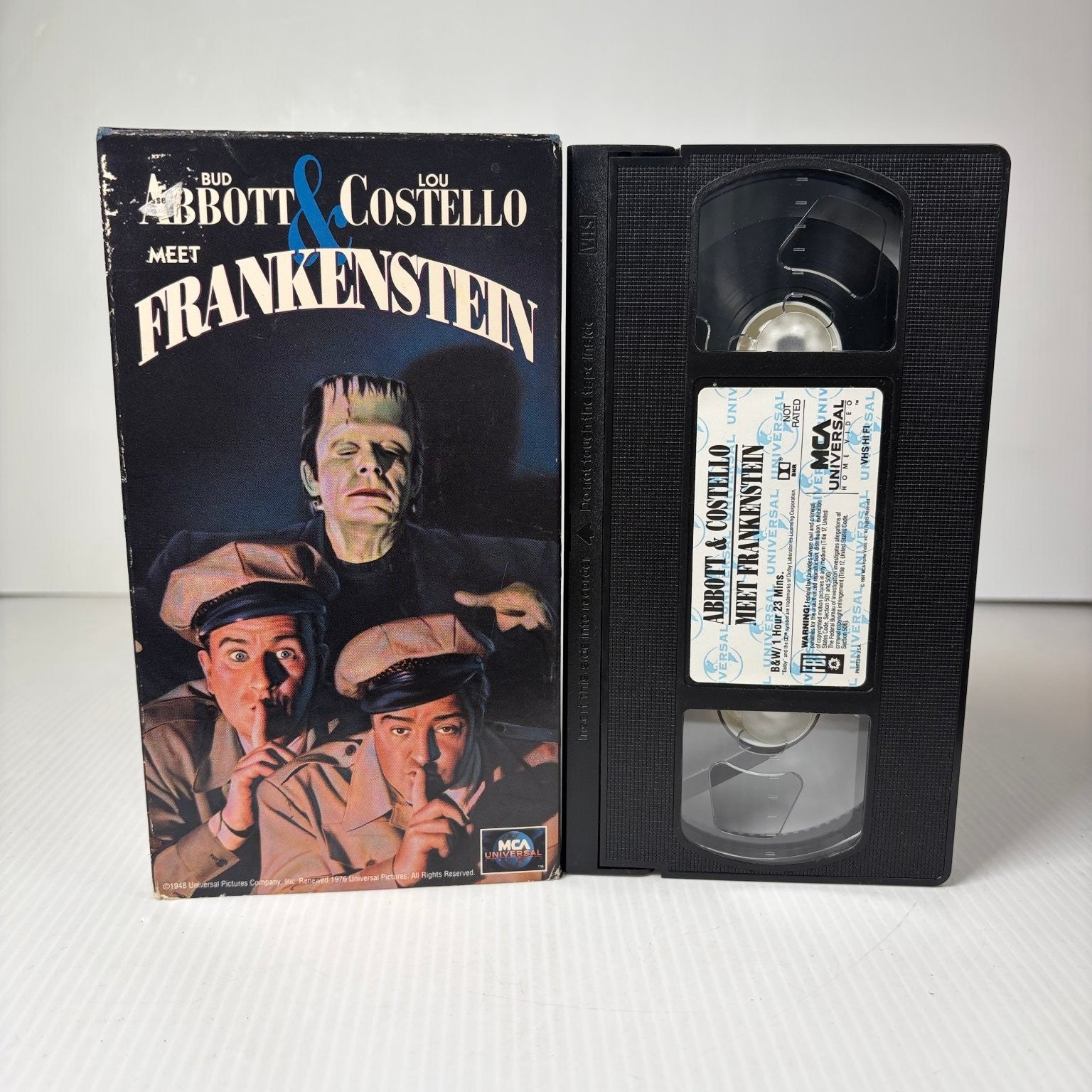 Abbott & Costello Meet Frankenstein VHS 1948 Horror Comedy Universal