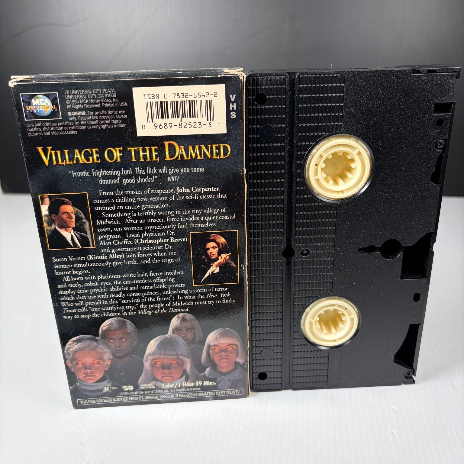 Village of the Damned VHS 1995 Sci-Fi Horror John Carpenter MCA Universal