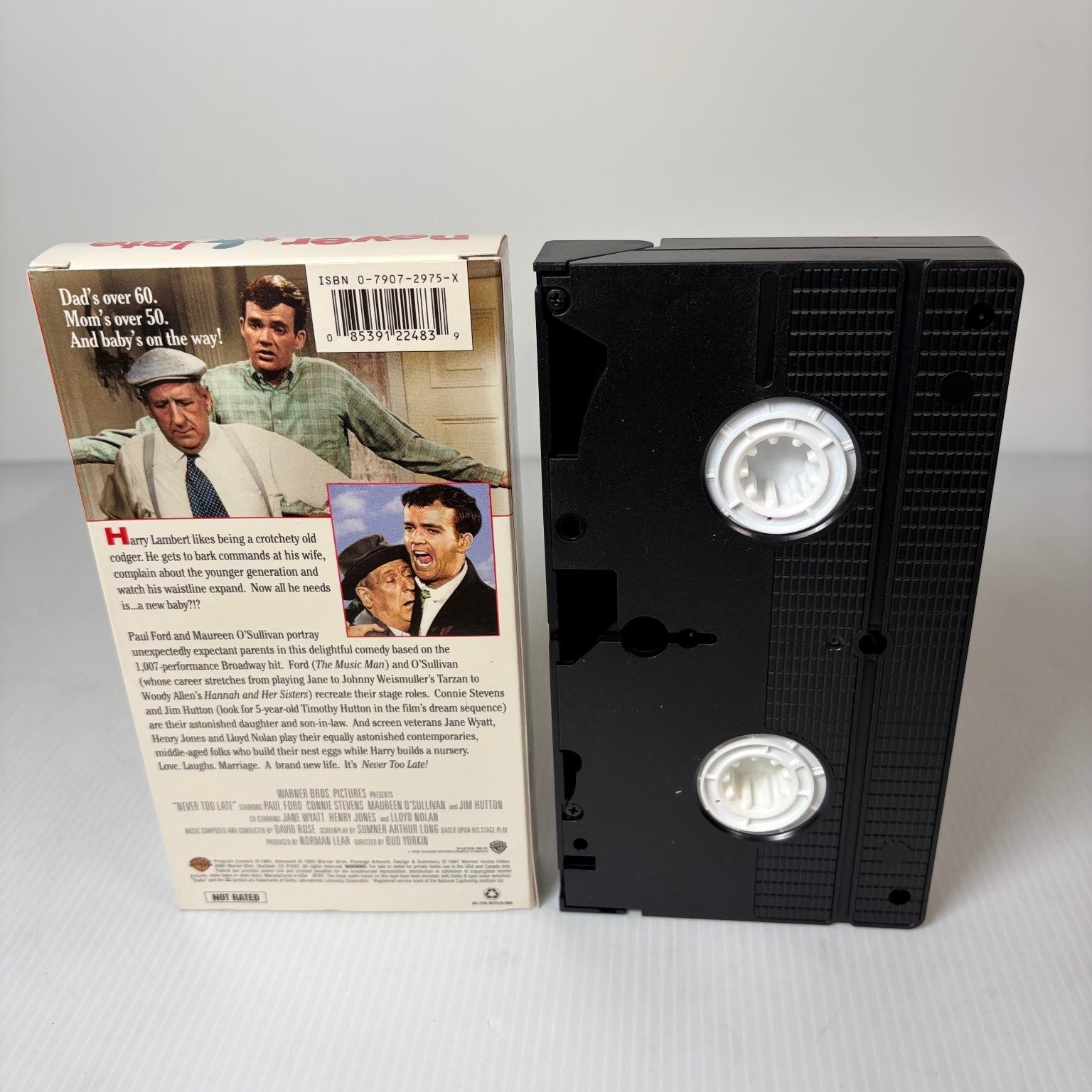 Never Too Late VHS 1965 Classic Comedy Paul Ford Connie Stevens Warner Bros.