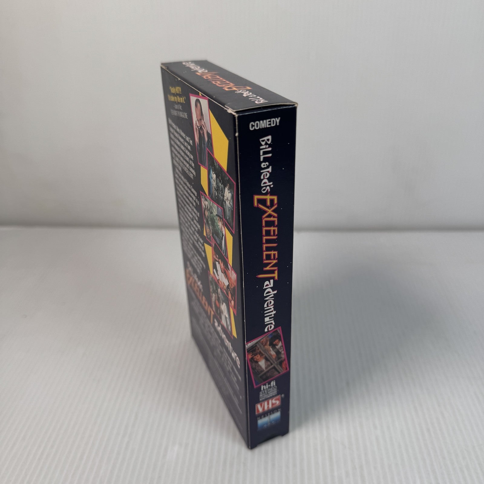 Vintage Bill & Ted's Excellent Adventure VHS 1989 Keanu Reeves Comedy Sci-Fi Mov