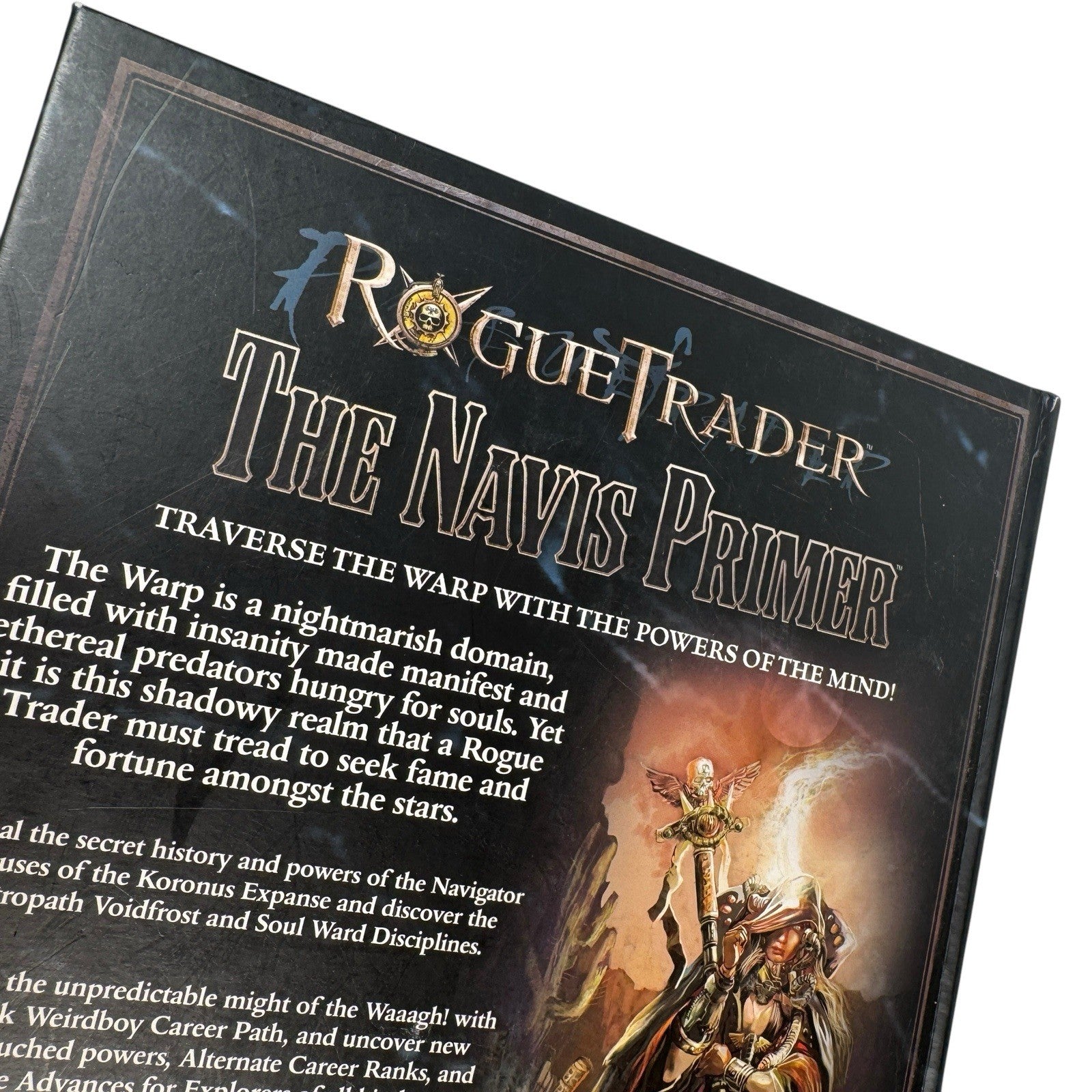 Warhammer 40K Rogue Trader The Navis Primer Roleplaying Resource Book Hardcover