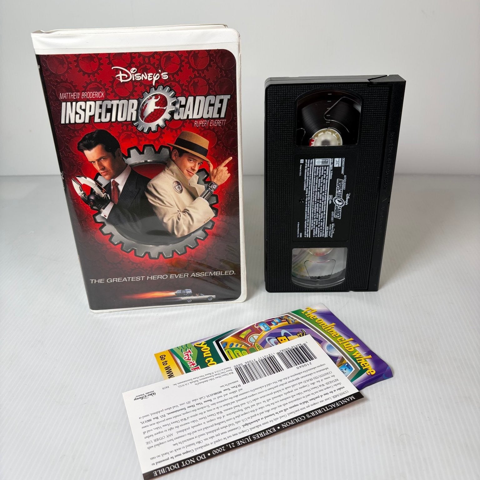 Inspector Gadget VHS 1999 Family Adventure Disney Buena Vista